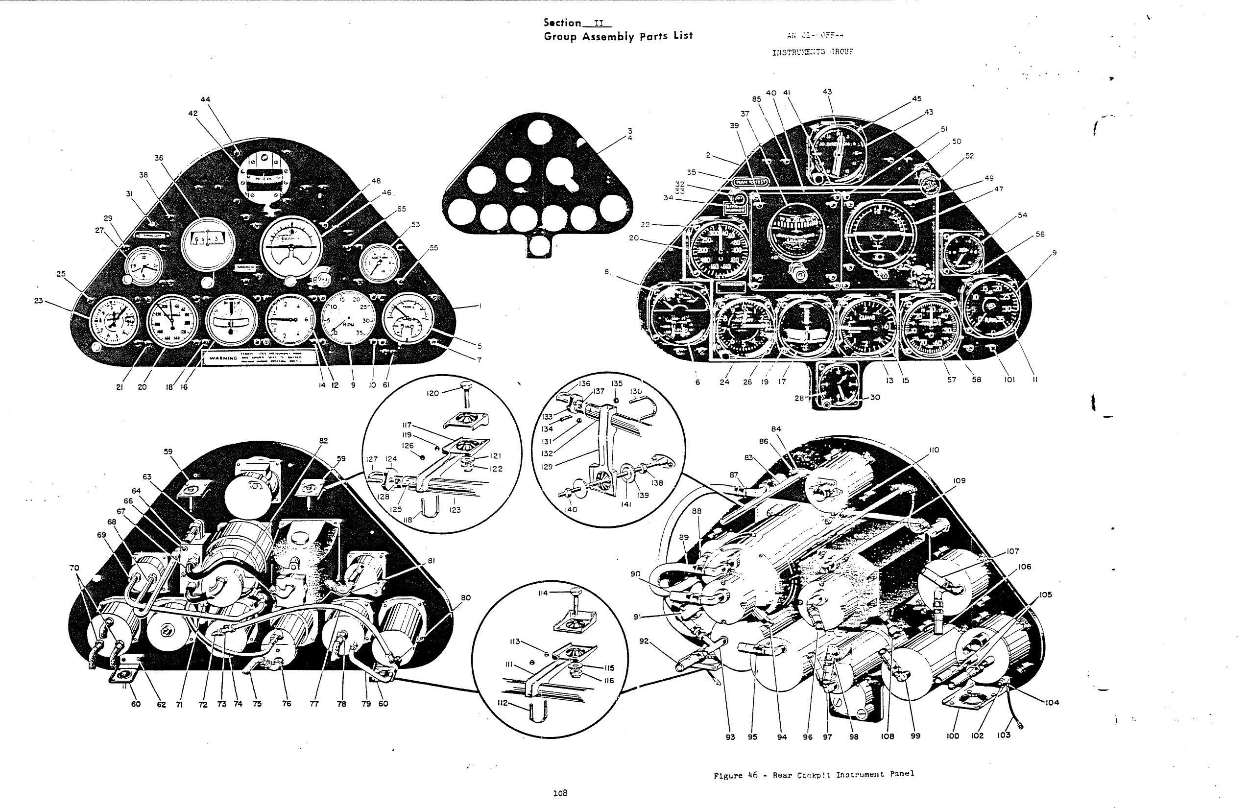 Sample page 114 from AirCorps Library document: Parts Catalog - T-6D, T-6F, SNJ-5, SNJ-6