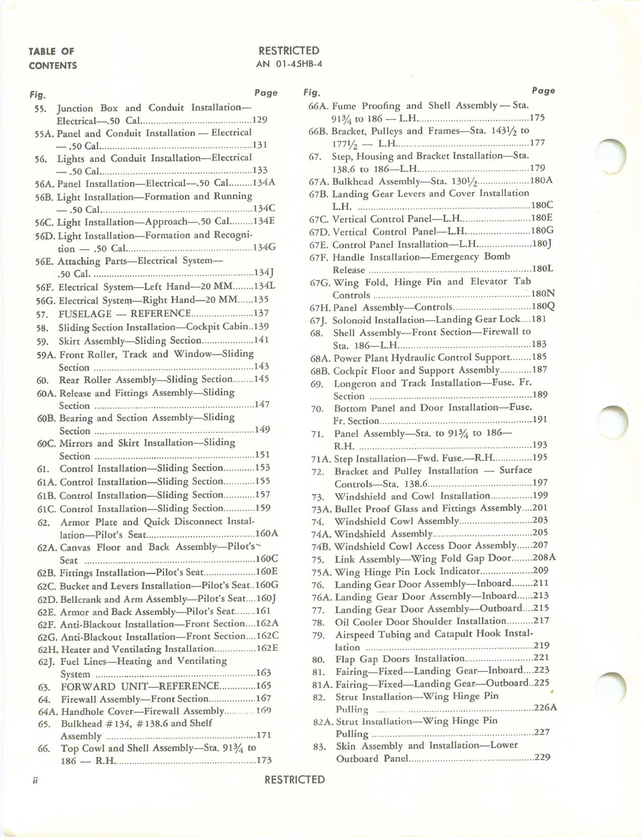 Sample page 4 from AirCorps Library document: Parts Catalog for F4U-4 and F4U-4B Airplanes