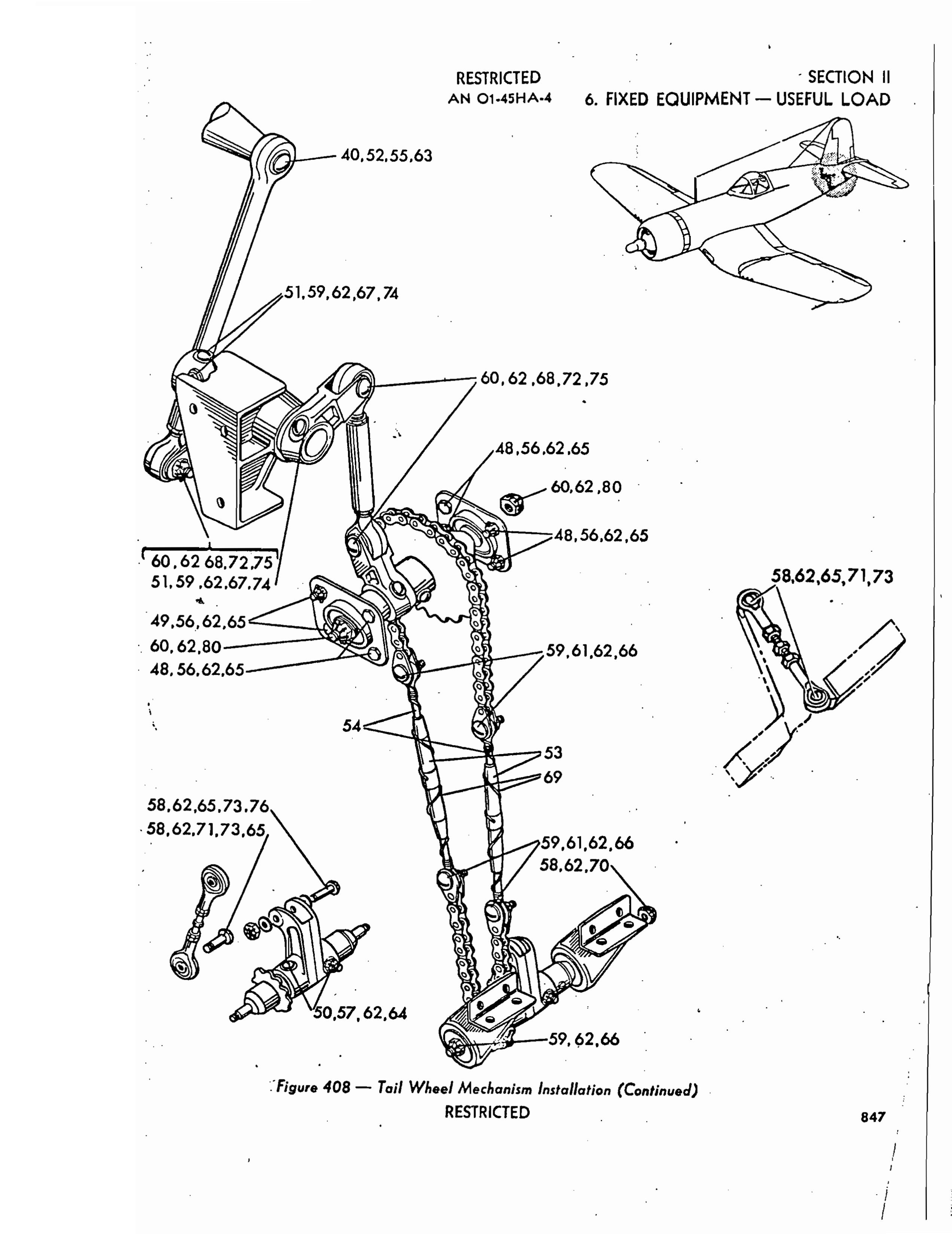 Sample page 878 from AirCorps Library document: Parts Catalog - Corsair