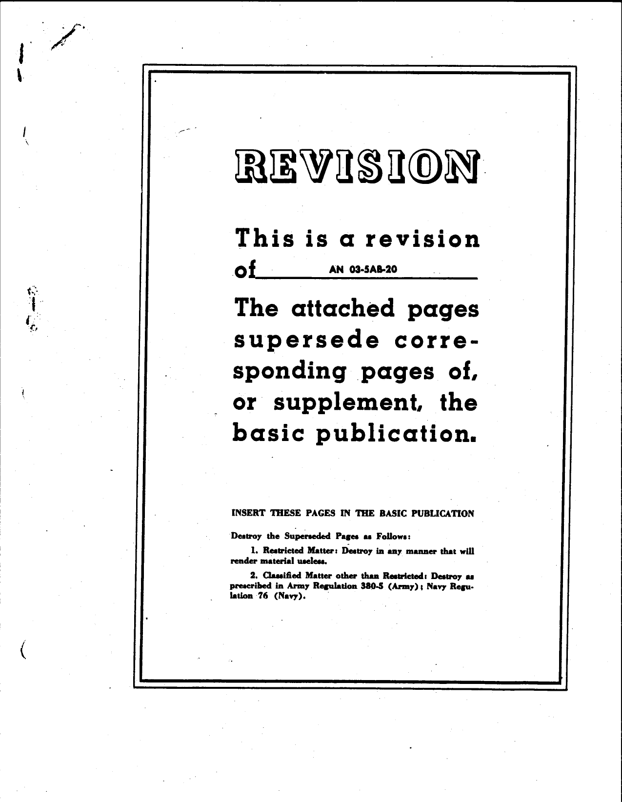 Sample page 1 from AirCorps Library document: Overhaul Instructions with Parts Catalog for Generator Type O-1