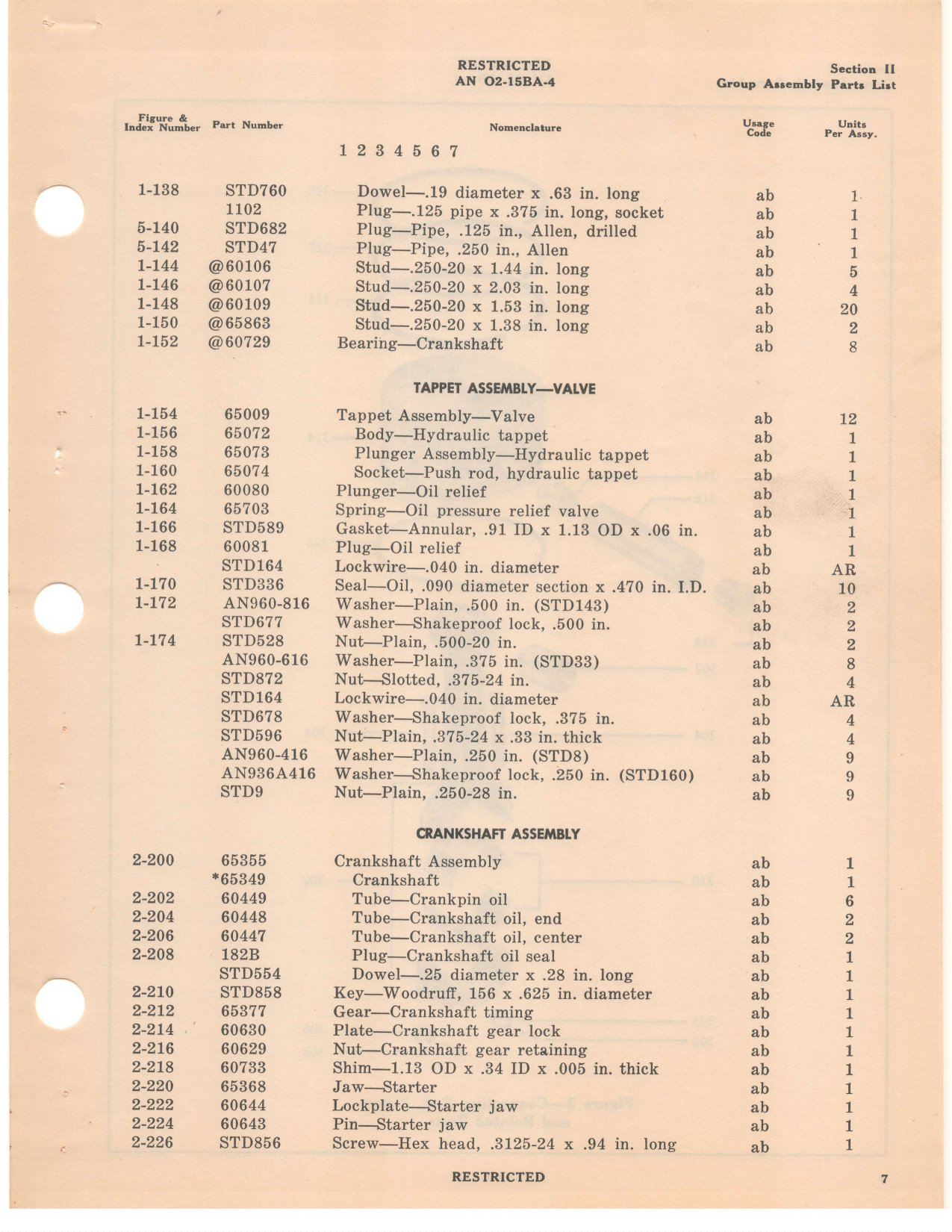 Sample page 11 from AirCorps Library document: Parts Catalog - O-435-1 & O-435-11 Engine