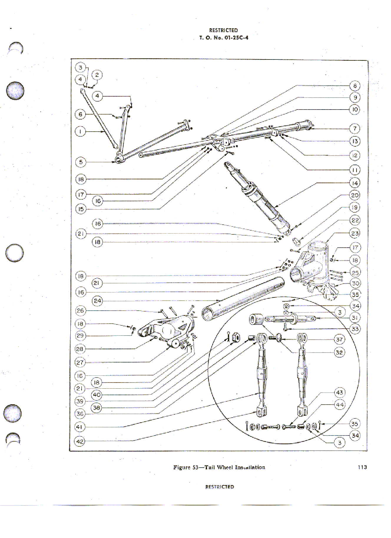 Sample page 118 from AirCorps Library document: Parts Catalog - P-40M P-40N