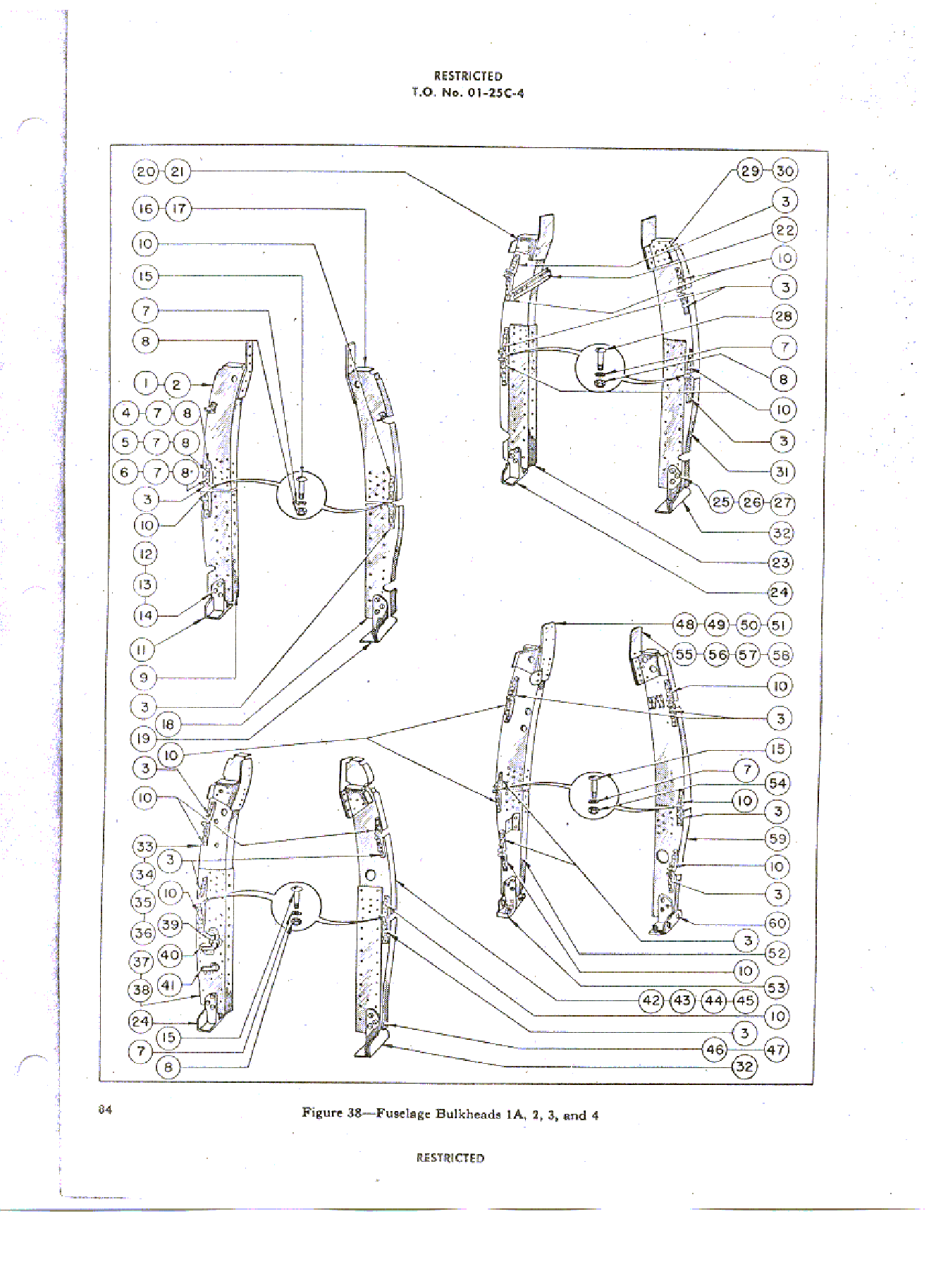 Sample page 89 from AirCorps Library document: Parts Catalog - P-40M P-40N