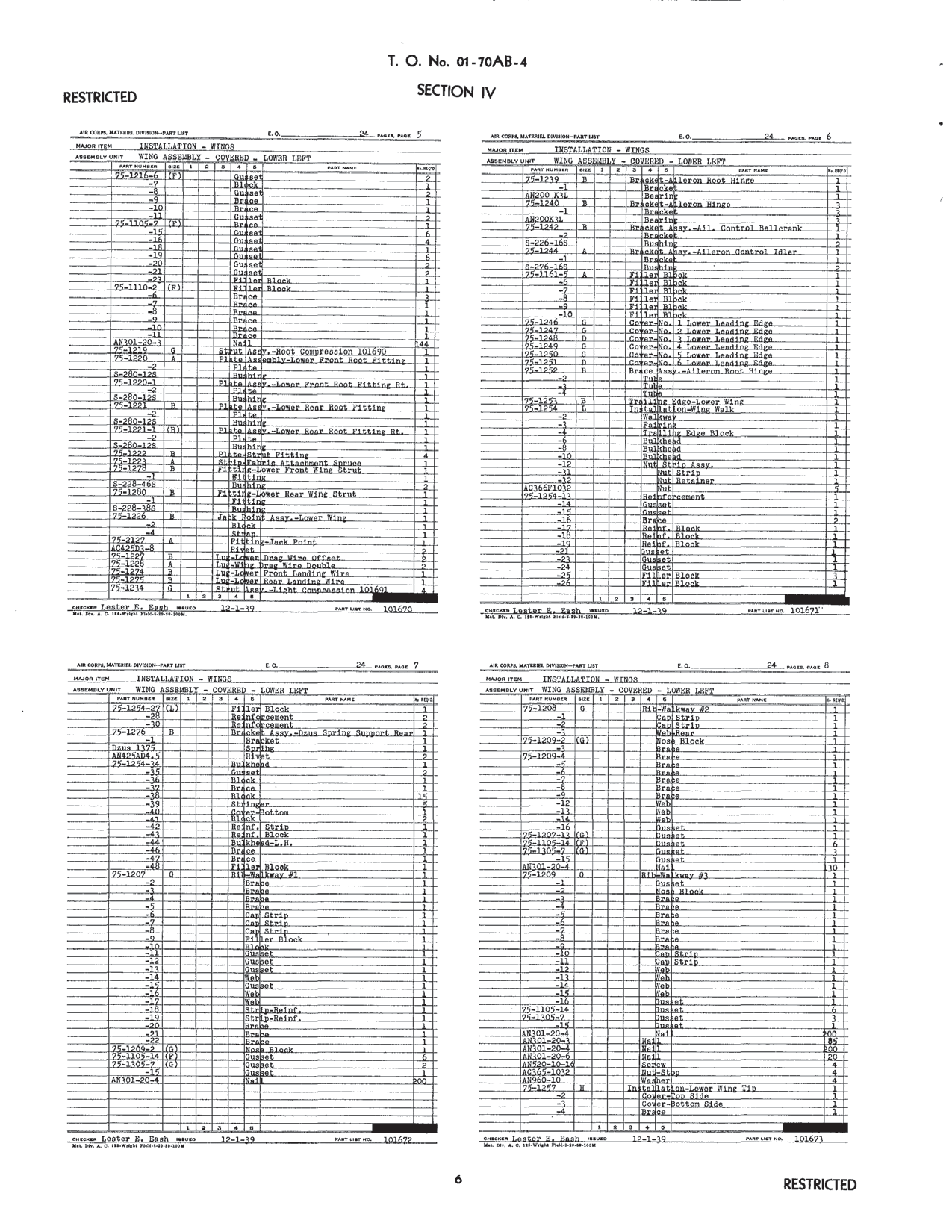 Sample page 48 from AirCorps Library document: Parts Catalog - PT-13B, PT-17, PT-18