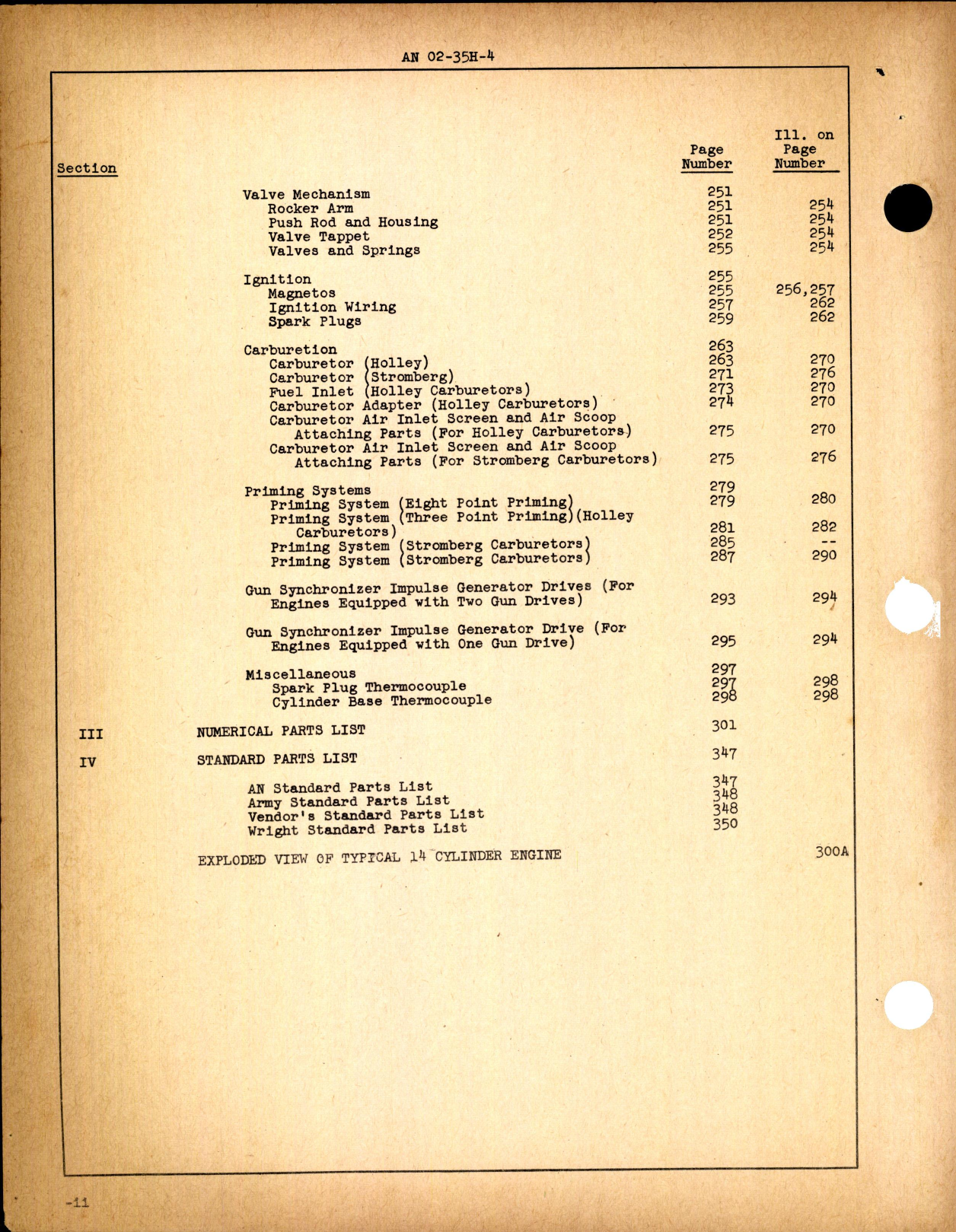 Sample page 4 from AirCorps Library document: Parts Catalog for R-2600 Engine Series