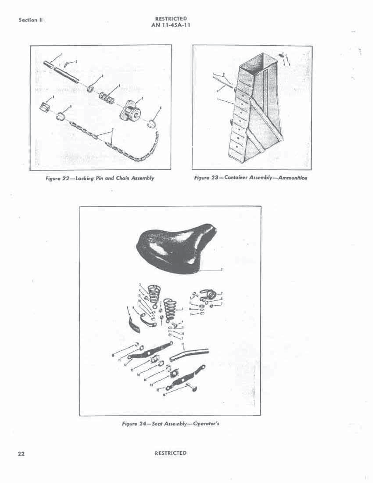 Sample page 26 from AirCorps Library document: Turret Parts Catalog - Army A-9B, Navy 250CE-4