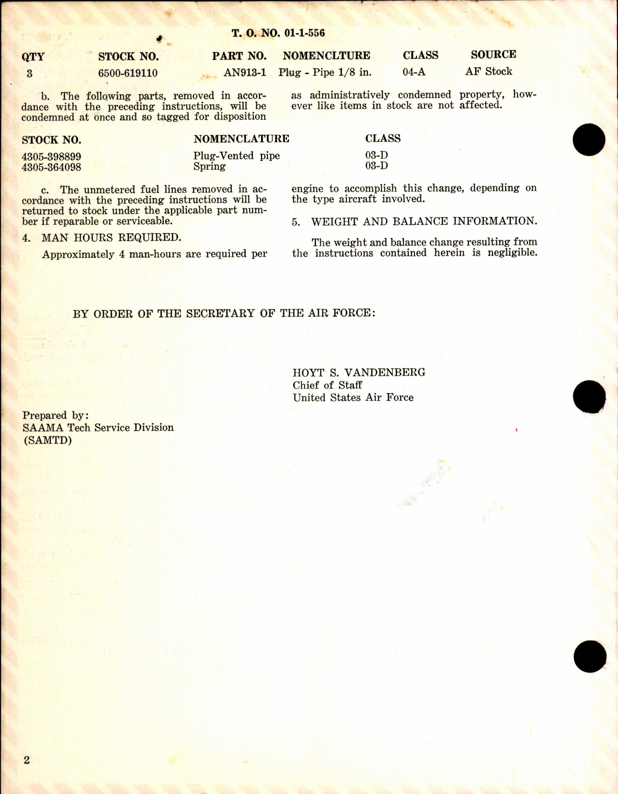 Sample page 2 from AirCorps Library document: Puncturing of Derichment Valve Diaphragms