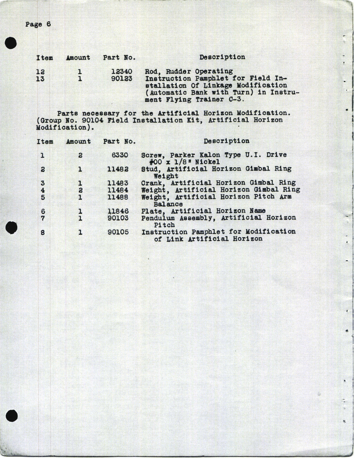 Sample page 8 from AirCorps Library document: Standard Field Overhaul Instructions for C-3 Trainer Models