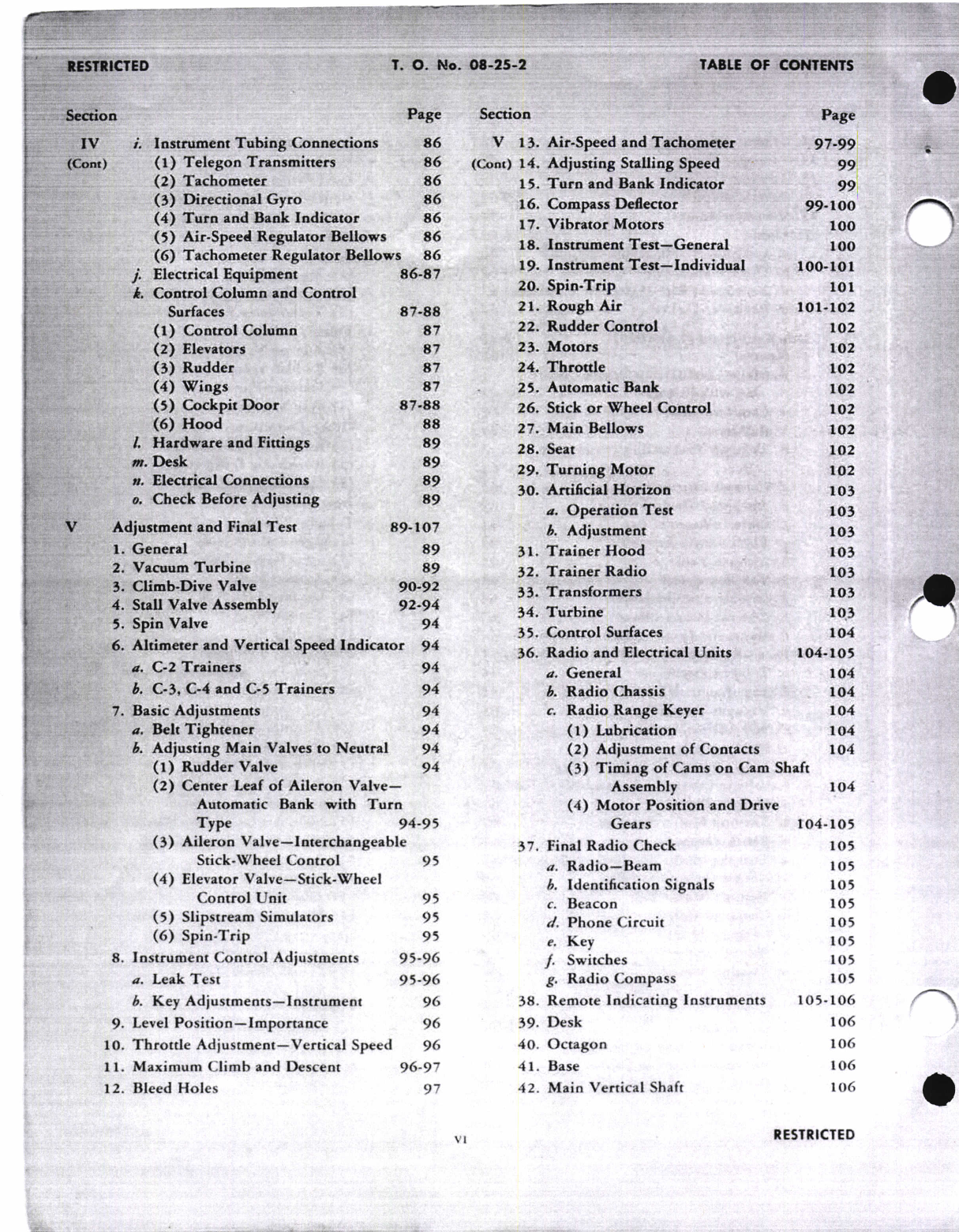 Sample page 8 from AirCorps Library document: Handbook of Overhaul Instructions for Instrument Flying Trainers Type C-2, C-3, C-4, and C-5