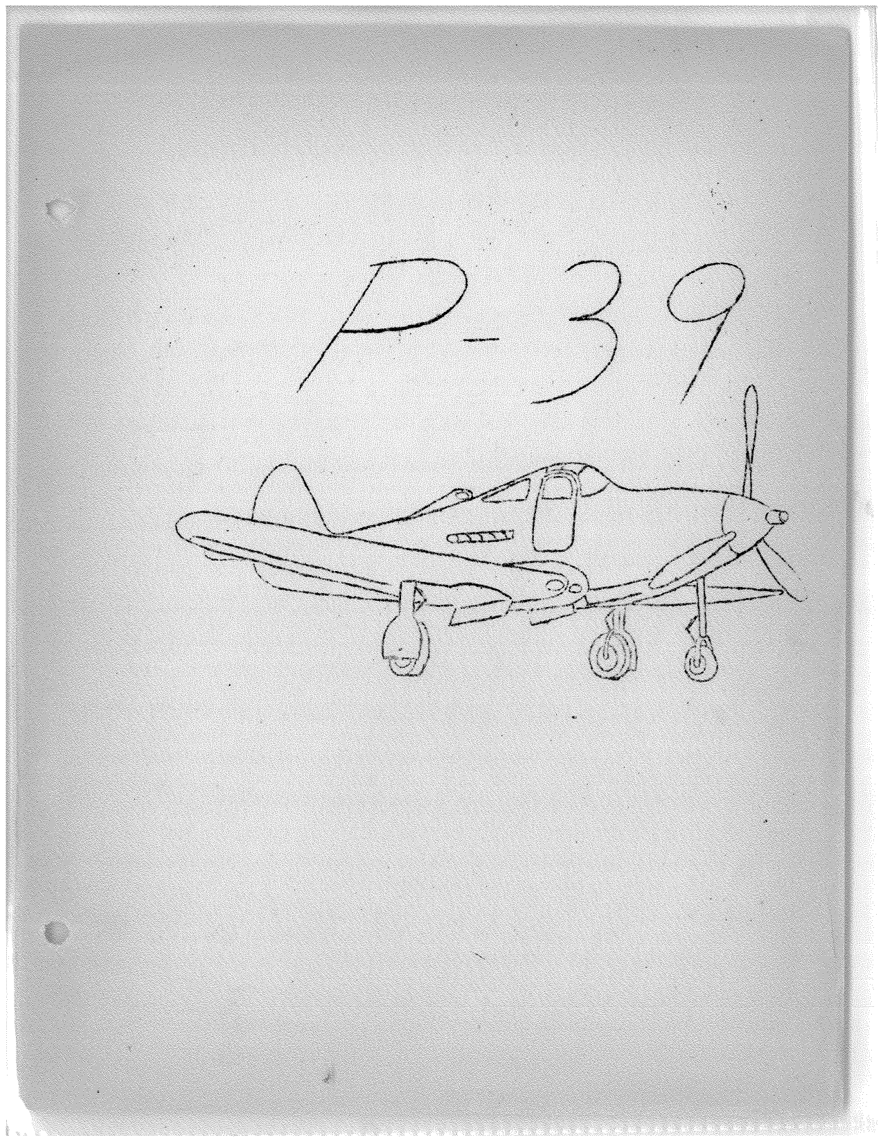 Sample page 1 from AirCorps Library document: Pre-Flight Curriculum for the P-39