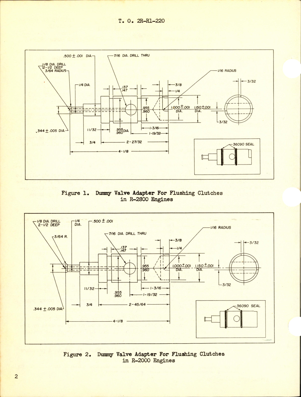 Sample page 2 from AirCorps Library document: Periodic Flushing of Clutches for R-2000 and R-2800 Engines