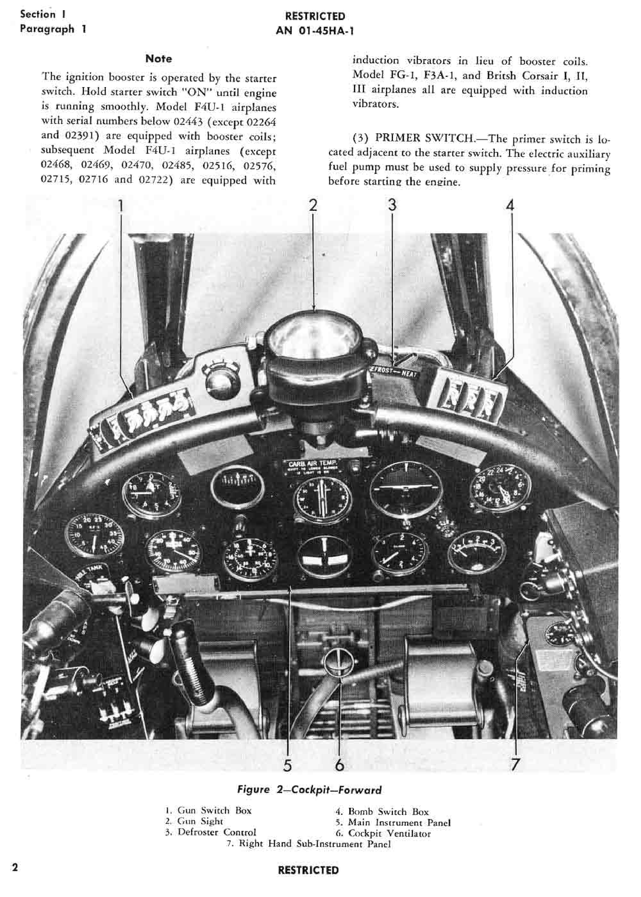 Sample page 8 from AirCorps Library document: Pilot's Handbook - Corsair - F4U, F3A, FG1