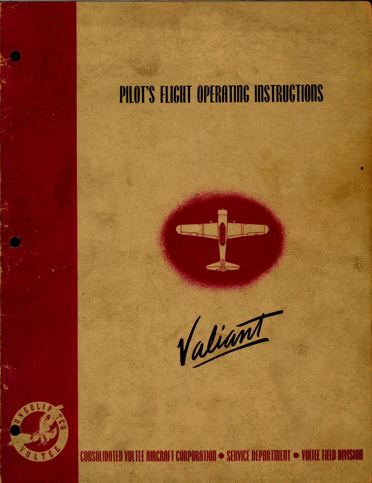 Sample page 1 from AirCorps Library document: Pilot's Flight Operating Instructions for the BT-13