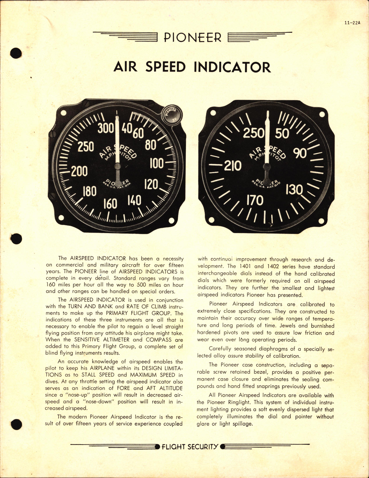 Sample page 6 from AirCorps Library document: Pioneer Aircraft Instruments