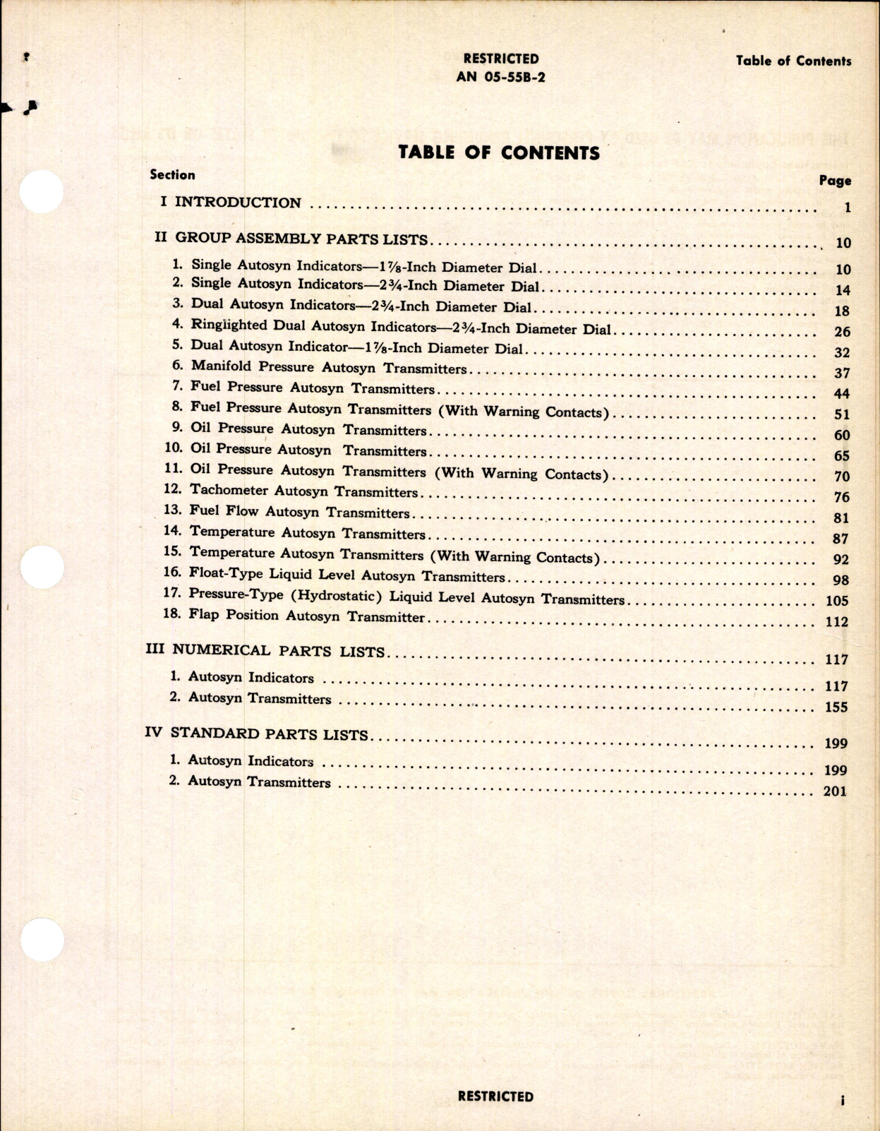 Sample page 3 from AirCorps Library document: Pioneer Autosyn Indicators and Transmitters