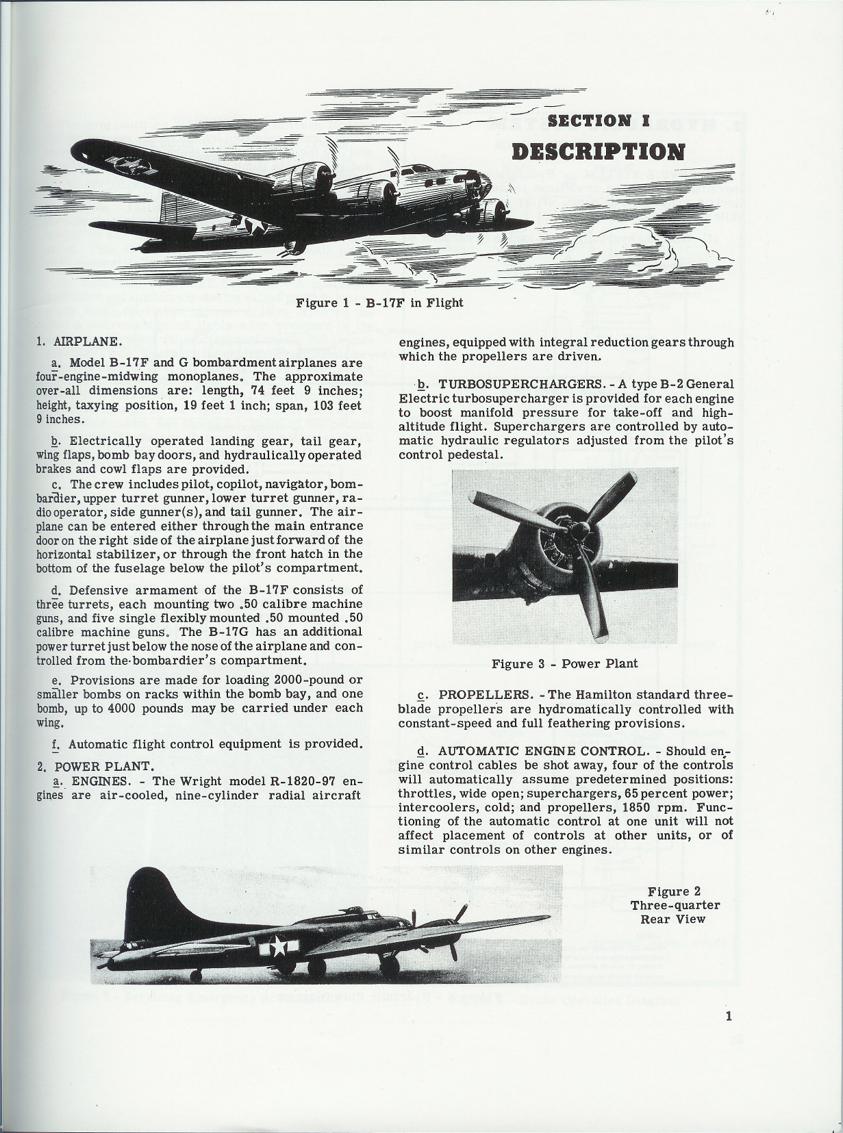 Sample page 2 from AirCorps Library document: Pilot's Manual - B-17