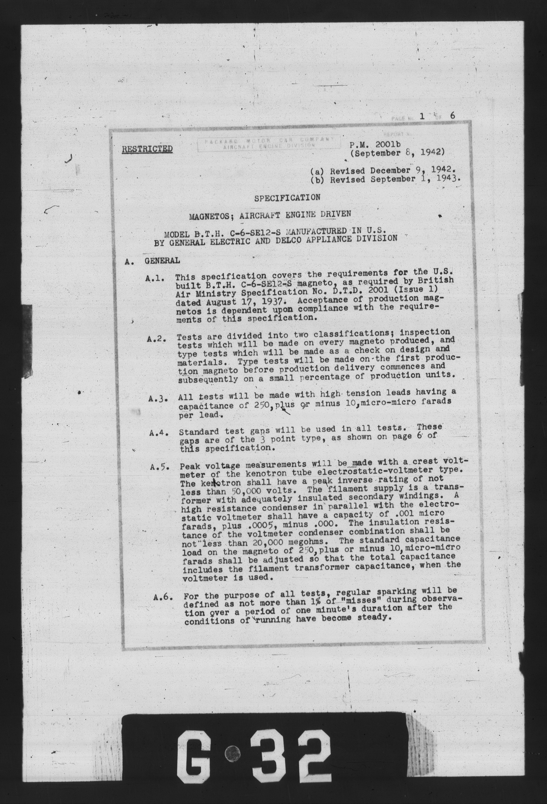 Sample page 1 from AirCorps Library document: Aircraft Engine Driven Magnetos