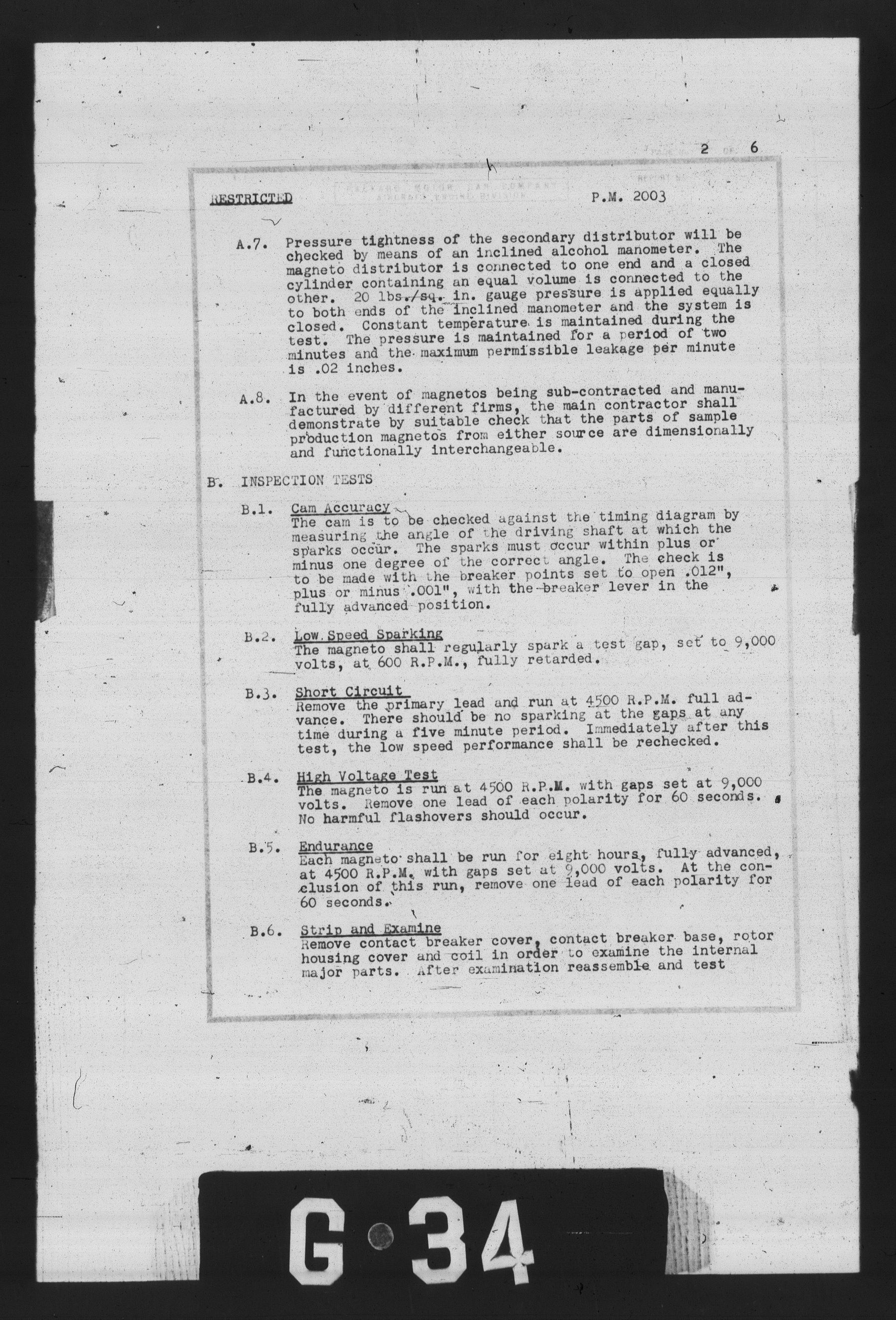 Sample page 2 from AirCorps Library document: Aircraft Engine Driven Magnetos - Model S12RAP-4 and S12LAP-4