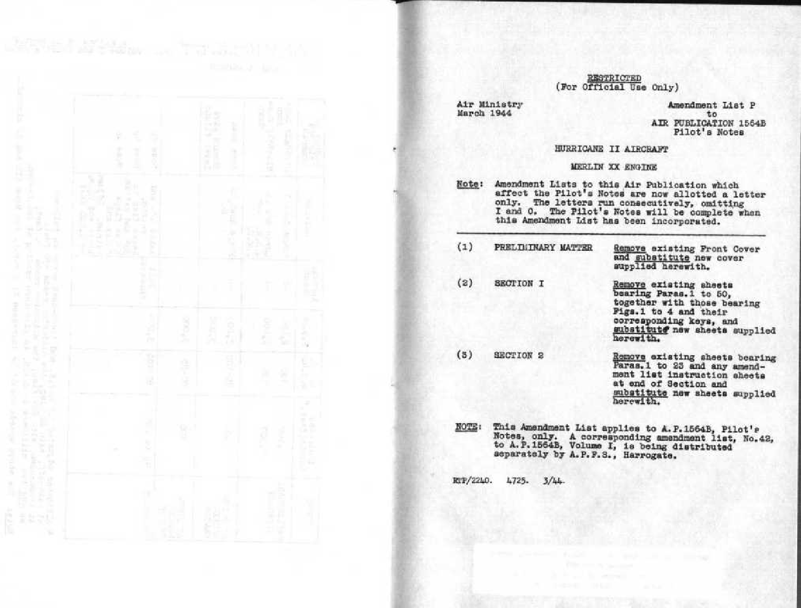 Sample page 4 from AirCorps Library document: Pilot's Notes - Hurricane