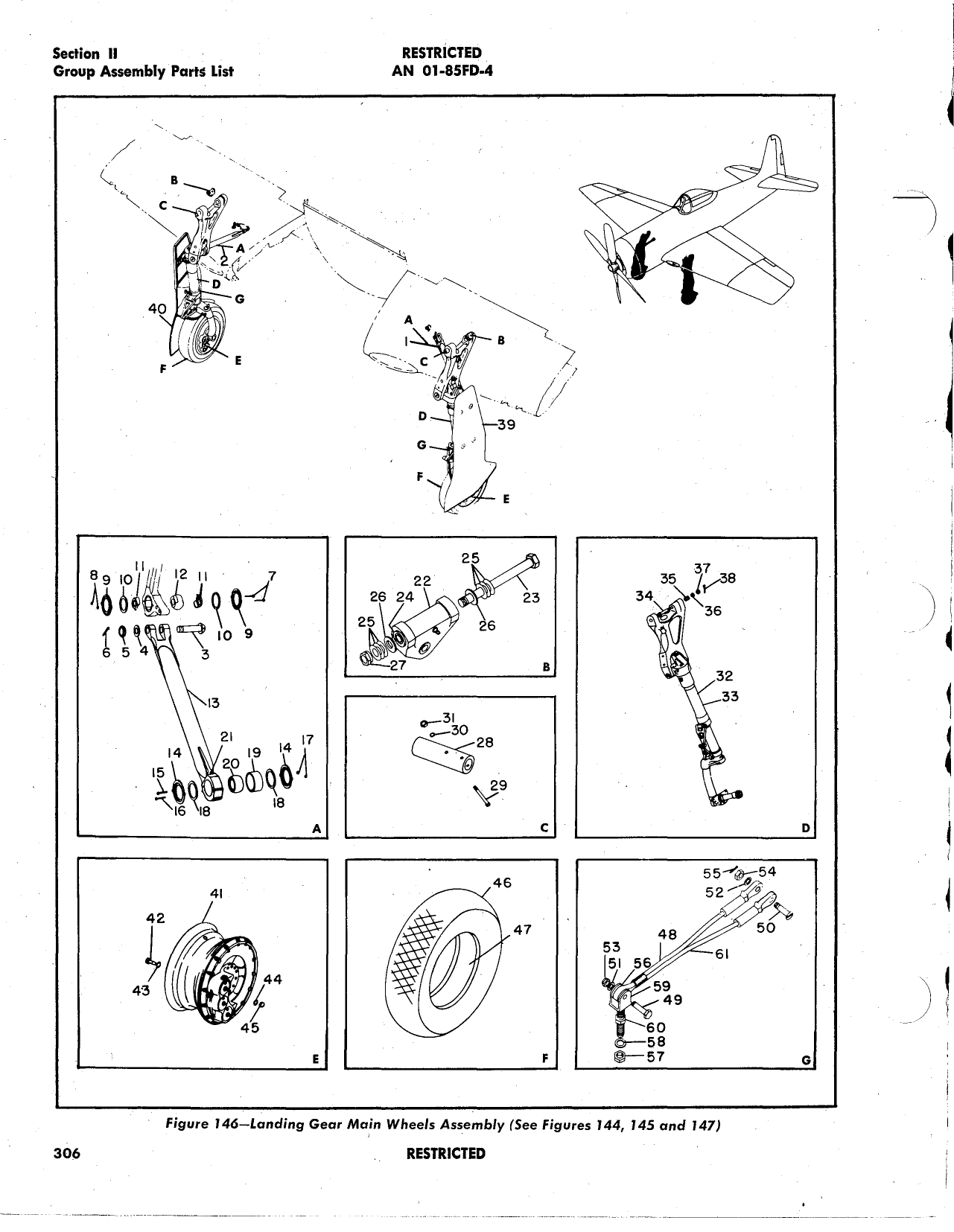 Sample page 324 from AirCorps Library document: Parts Catalog - F8F