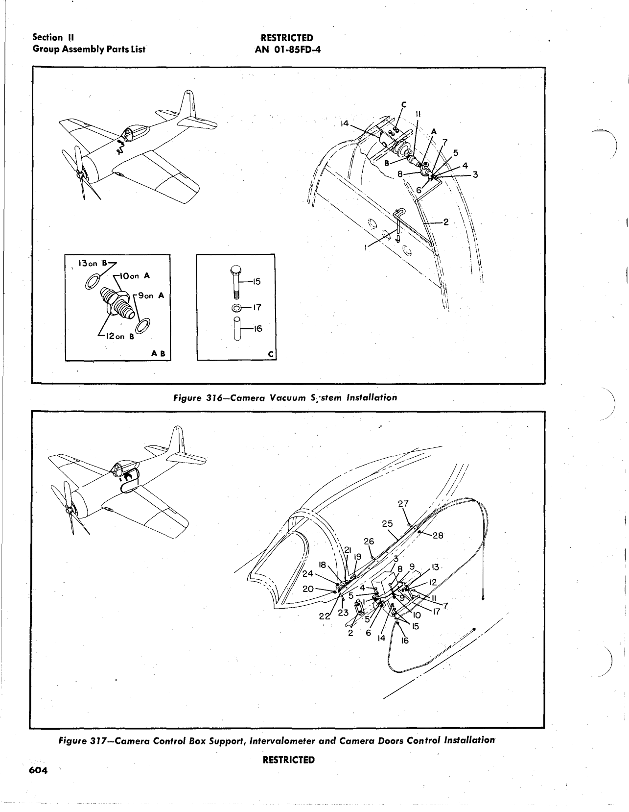 Sample page 619 from AirCorps Library document: Parts Catalog - F8F