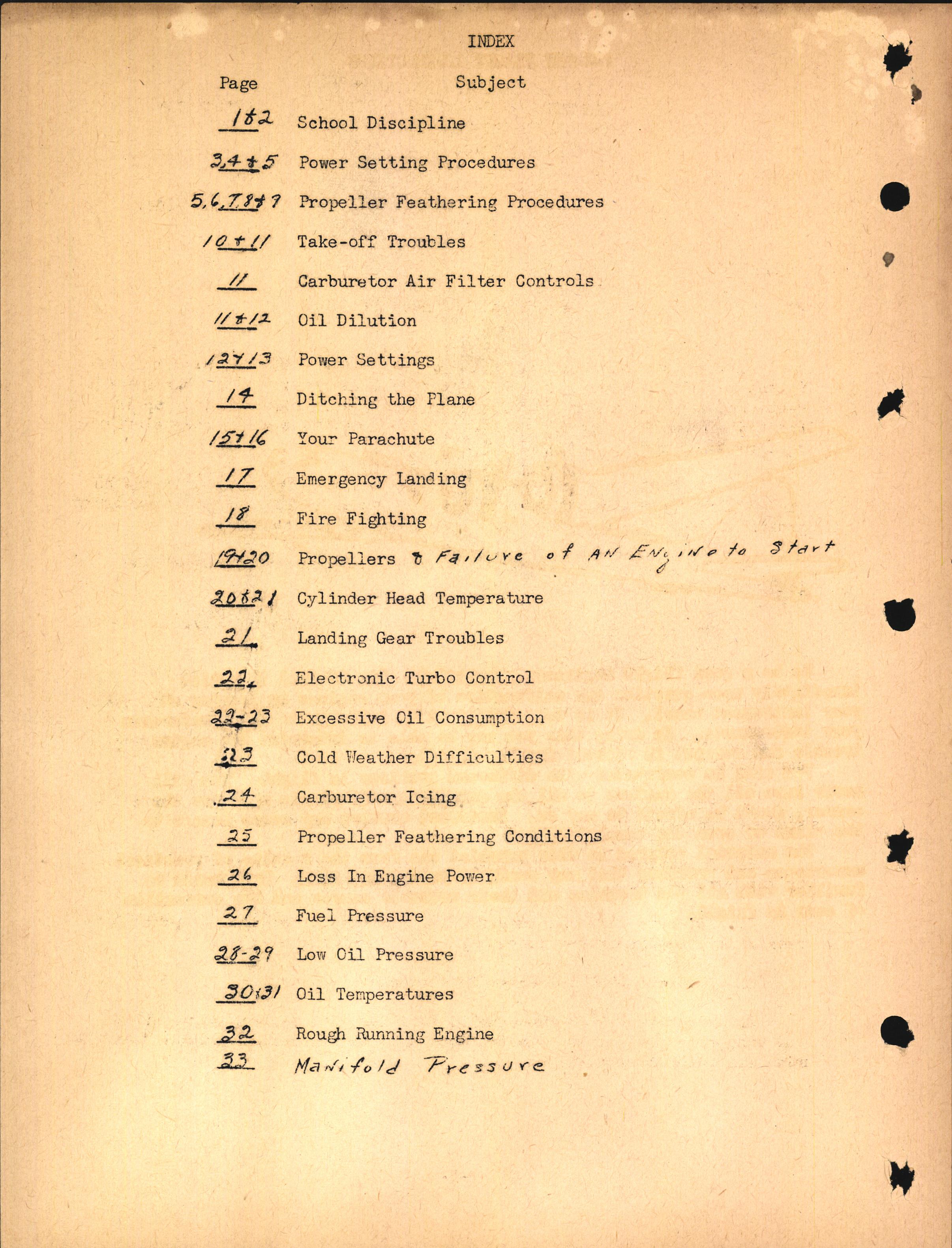 Sample page 2 from AirCorps Library document: Primary Flight Instructions for the B-24