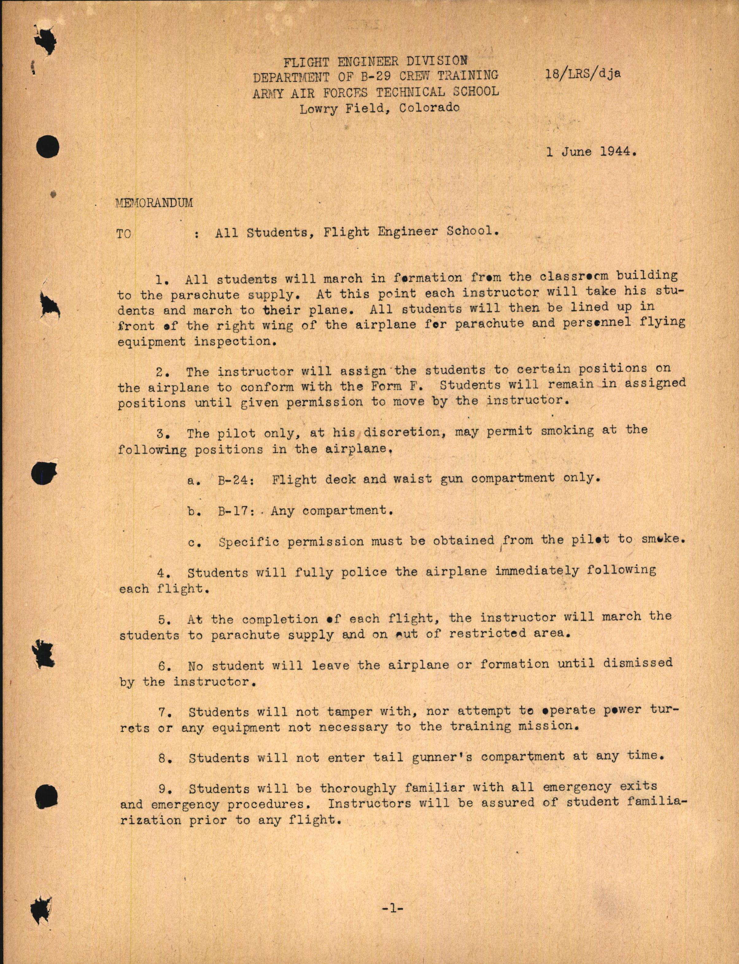 Sample page 3 from AirCorps Library document: Primary Flight Instructions for the B-24