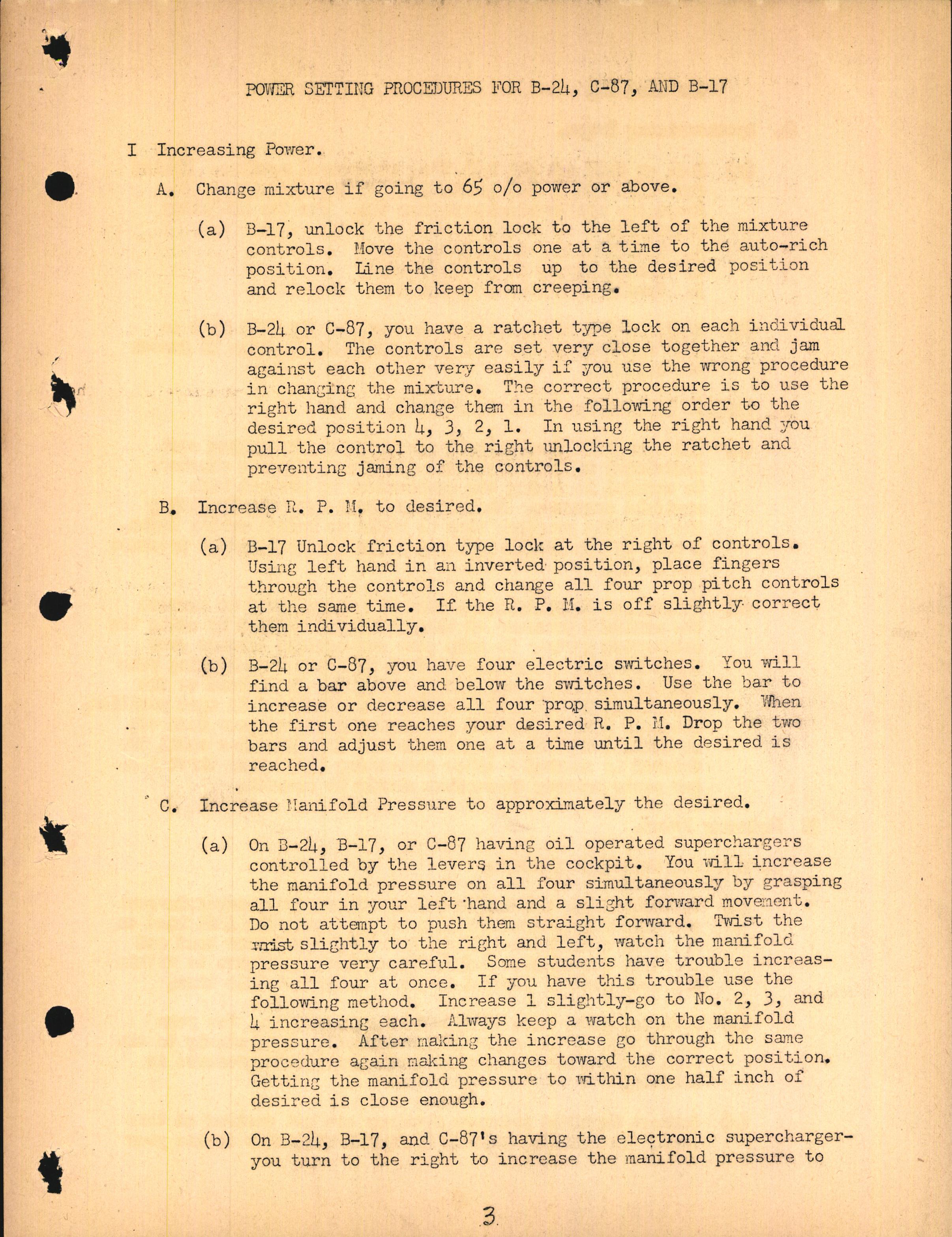 Sample page 5 from AirCorps Library document: Primary Flight Instructions for the B-24