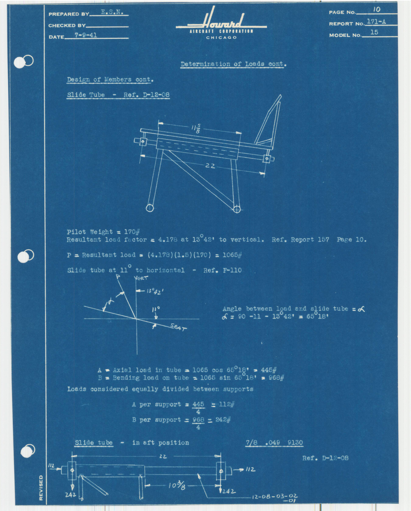 Sample page 11 from AirCorps Library document: Report 171A, Pilot Seat Analysis, Special Seat, DGA-15