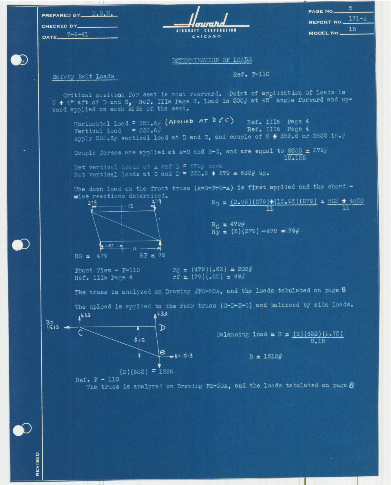 Sample page 6 from AirCorps Library document: Report 171A, Pilot Seat Analysis, Special Seat, DGA-15