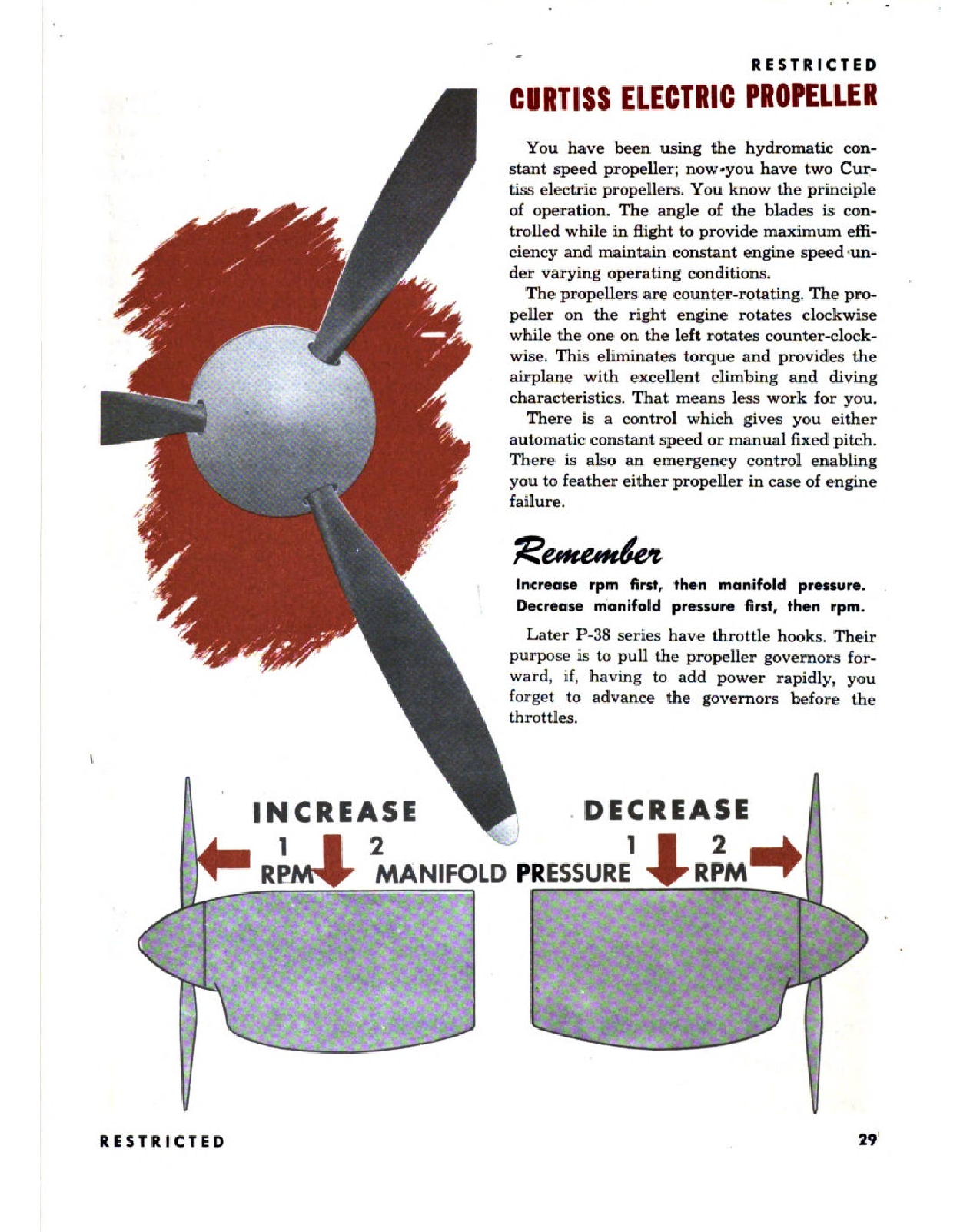 Sample page 30 from AirCorps Library document: Pilot Training Manual - P-38