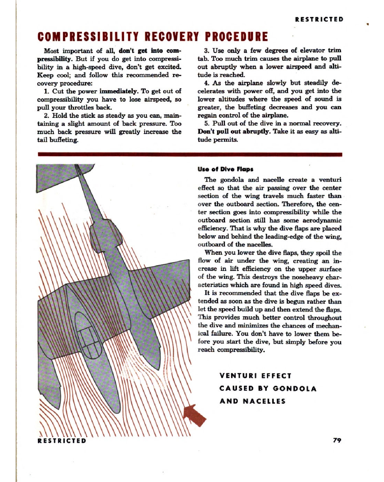Sample page 80 from AirCorps Library document: Pilot Training Manual - P-38