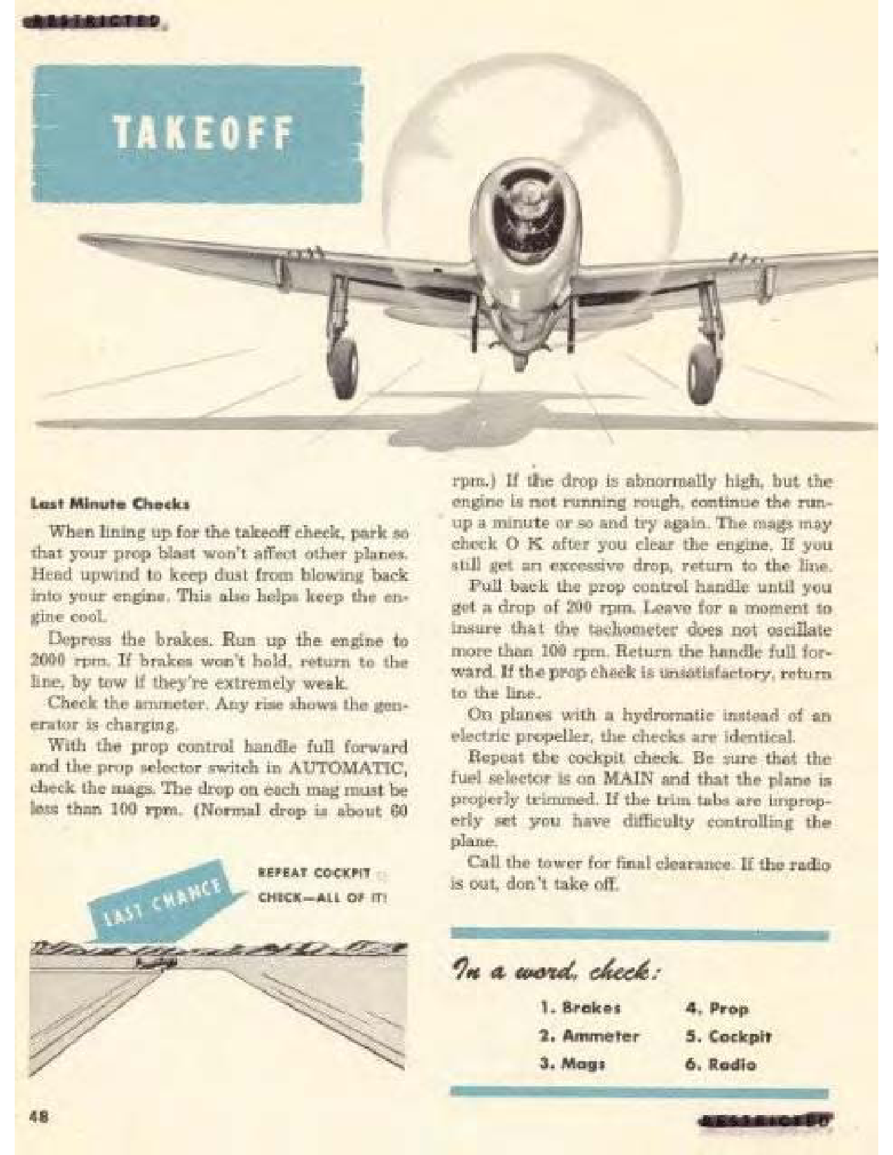 Sample page 50 from AirCorps Library document: Pilot Training Manual - P-47
