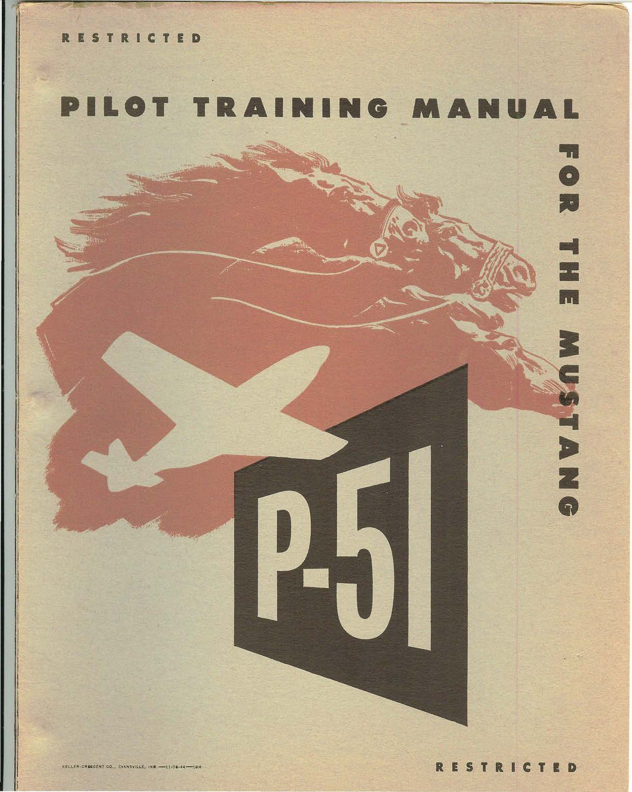Sample page 1 from AirCorps Library document: Pilot Training Manual - P-51 Early Models