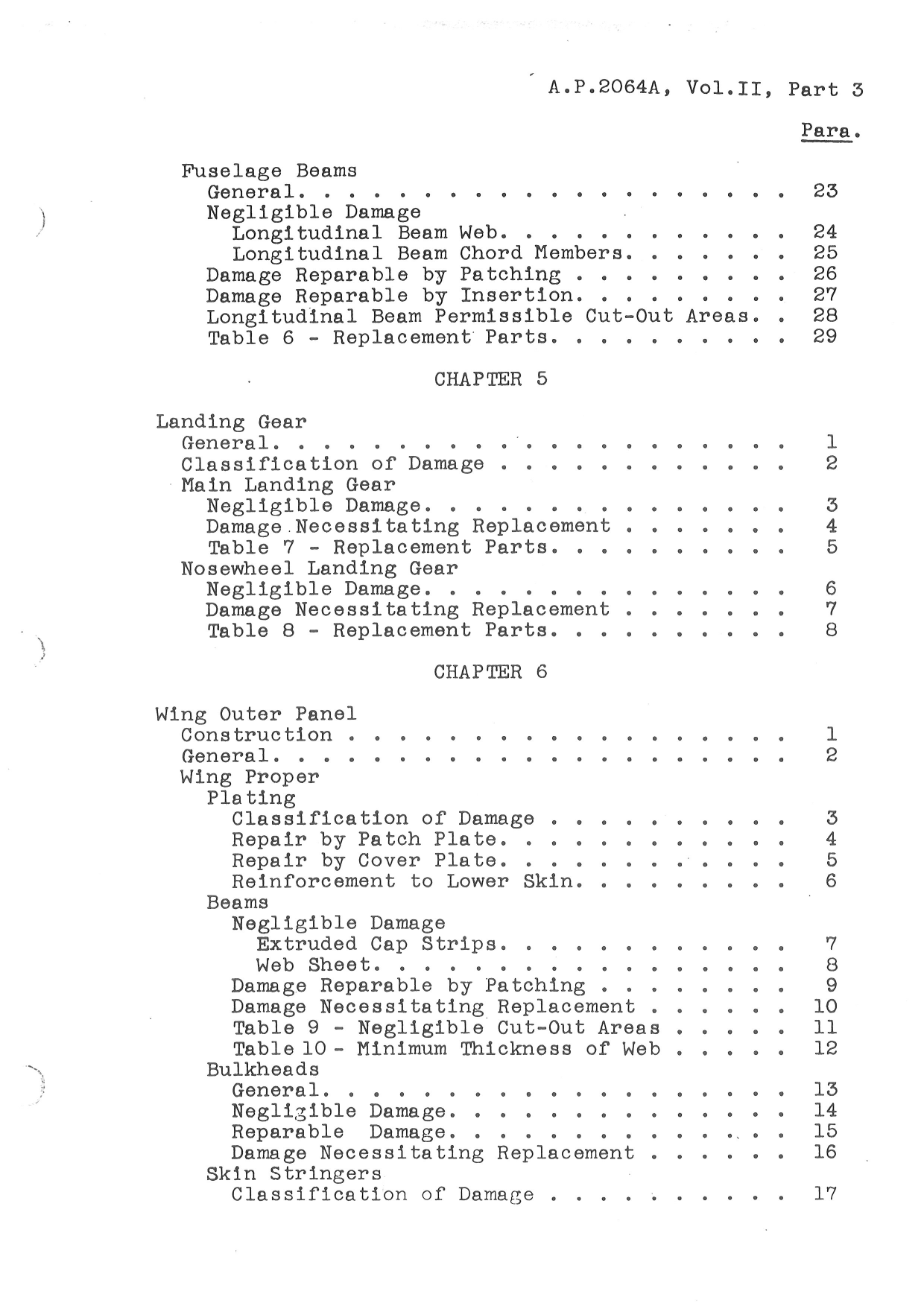 Sample page 7 from AirCorps Library document: Instructions for Repair of Airacobra I Airplane