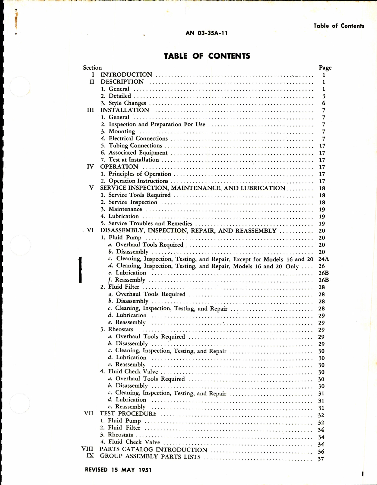 Sample page 3 from AirCorps Library document: Propeller and Windshield Anti-Icer Pumps, Type 744