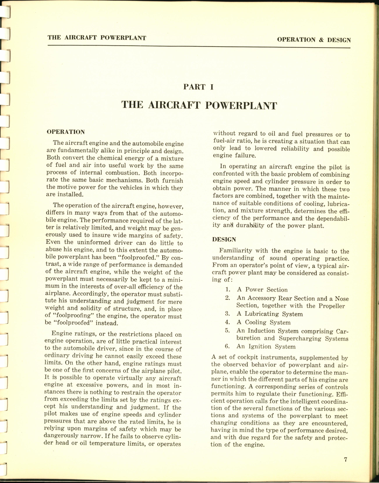 Sample page 8 from AirCorps Library document: The Aircraft Engine and Its Operation