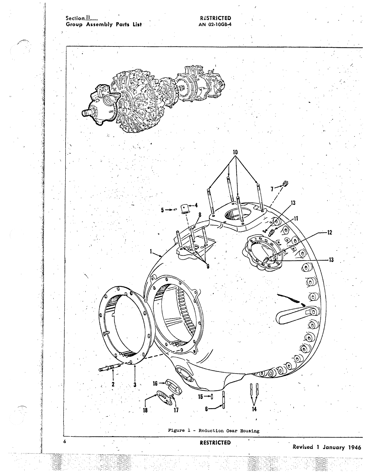 Sample page 10 from AirCorps Library document: Parts Catalog for Aircraft Engine Models R-2800-8, -8W, -10, -10W, and -65 