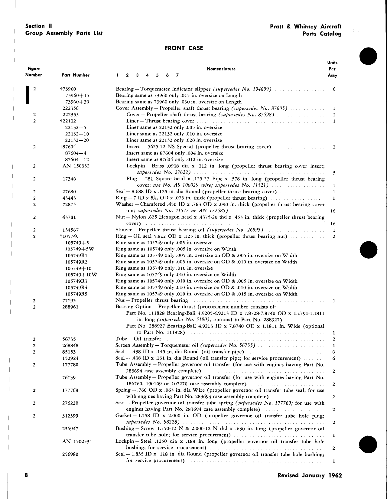 Sample page 11 from AirCorps Library document: R-2800 Double Wasp Parts Catalog