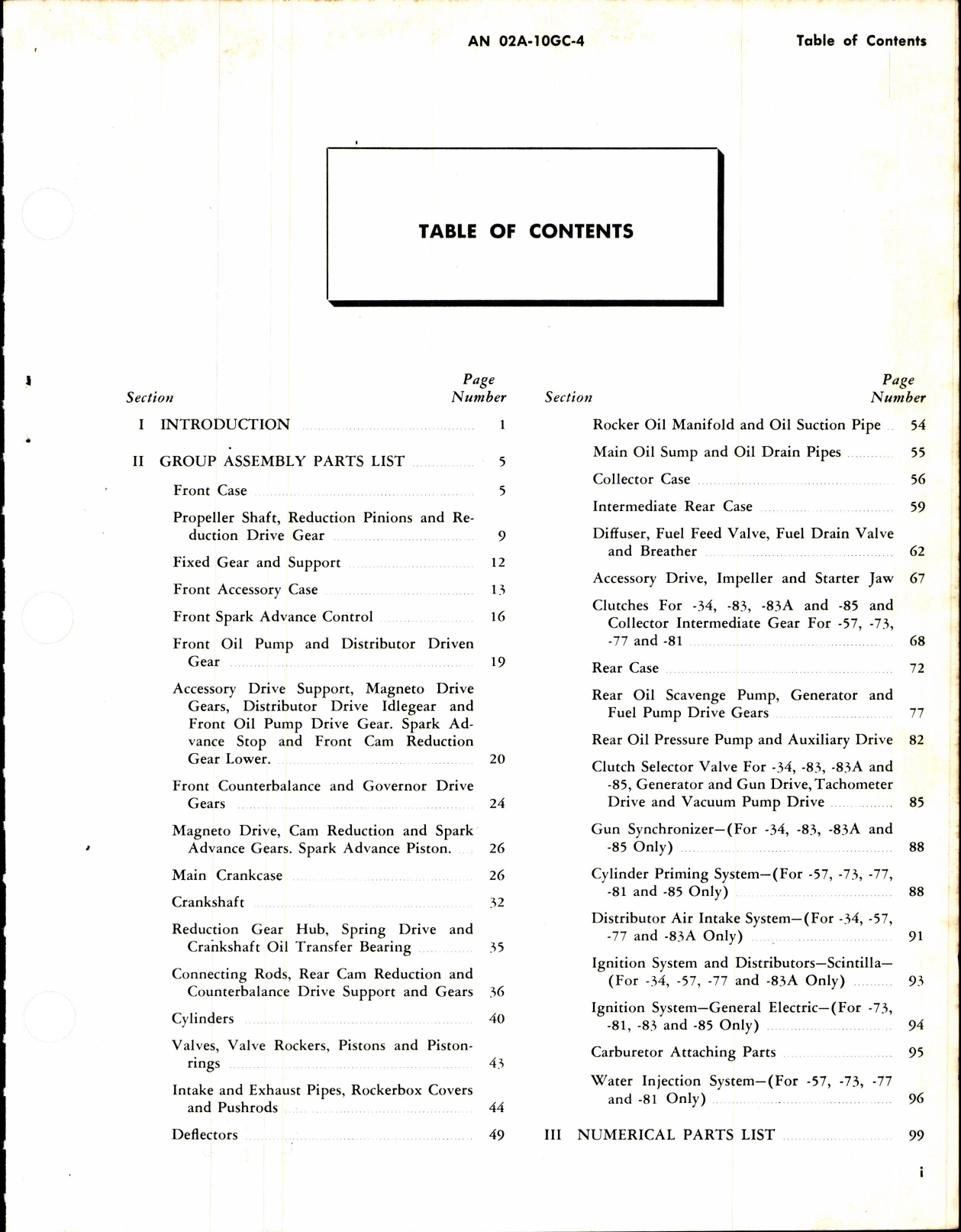 Sample page 3 from AirCorps Library document: Parts Catalog for Models R-2800-34