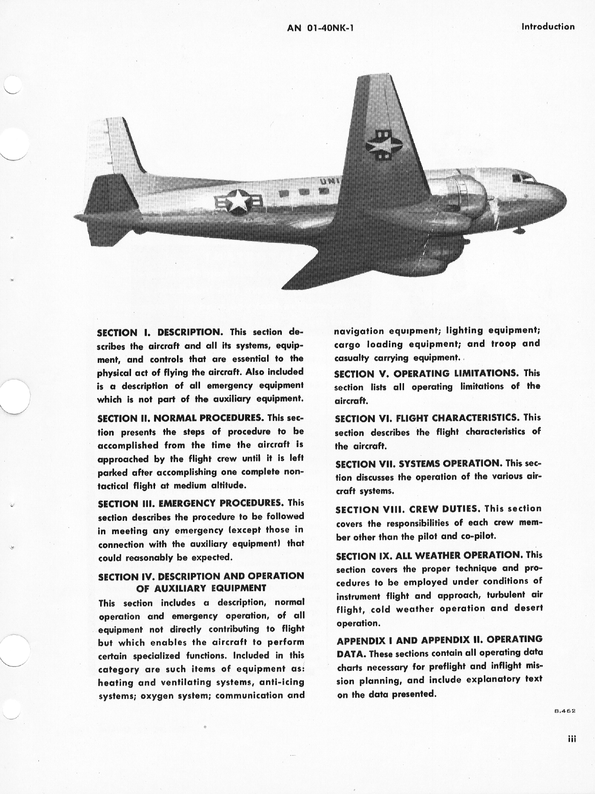 Sample page 23 from AirCorps Library document: Flight Handbook for Navy Model R4D-8 and R4D-8Z Aircraft