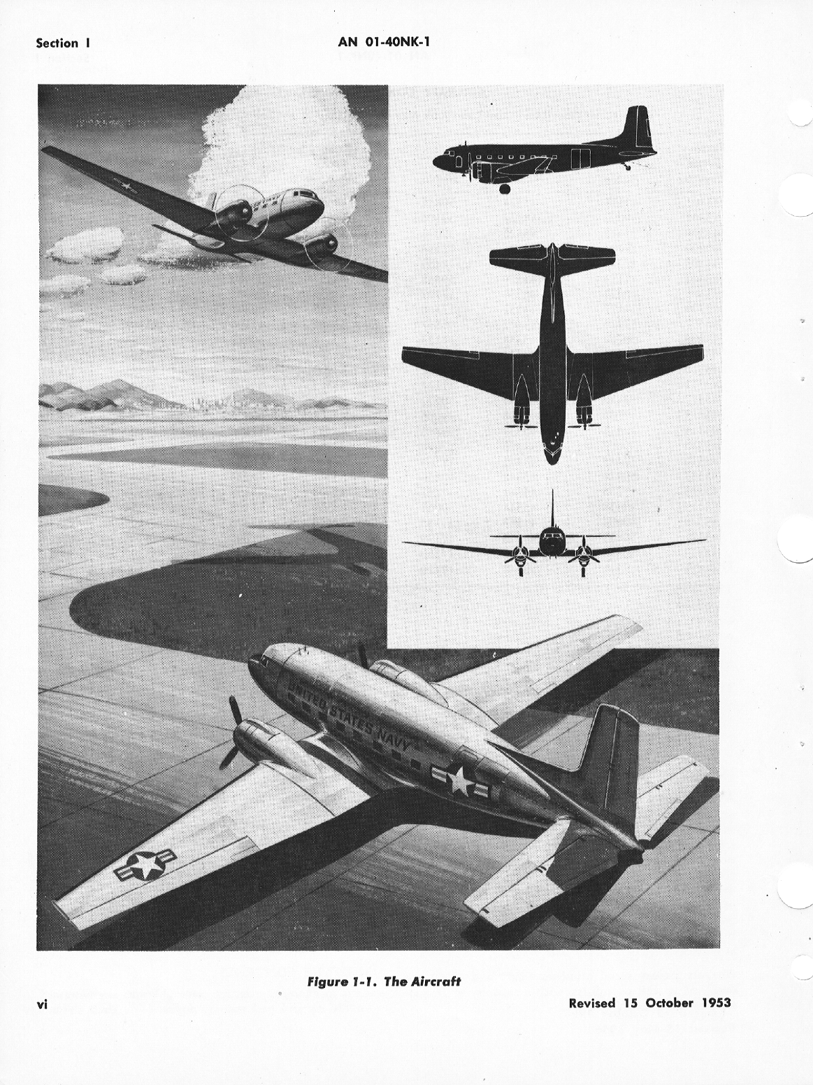 Sample page 26 from AirCorps Library document: Flight Handbook for Navy Model R4D-8 and R4D-8Z Aircraft