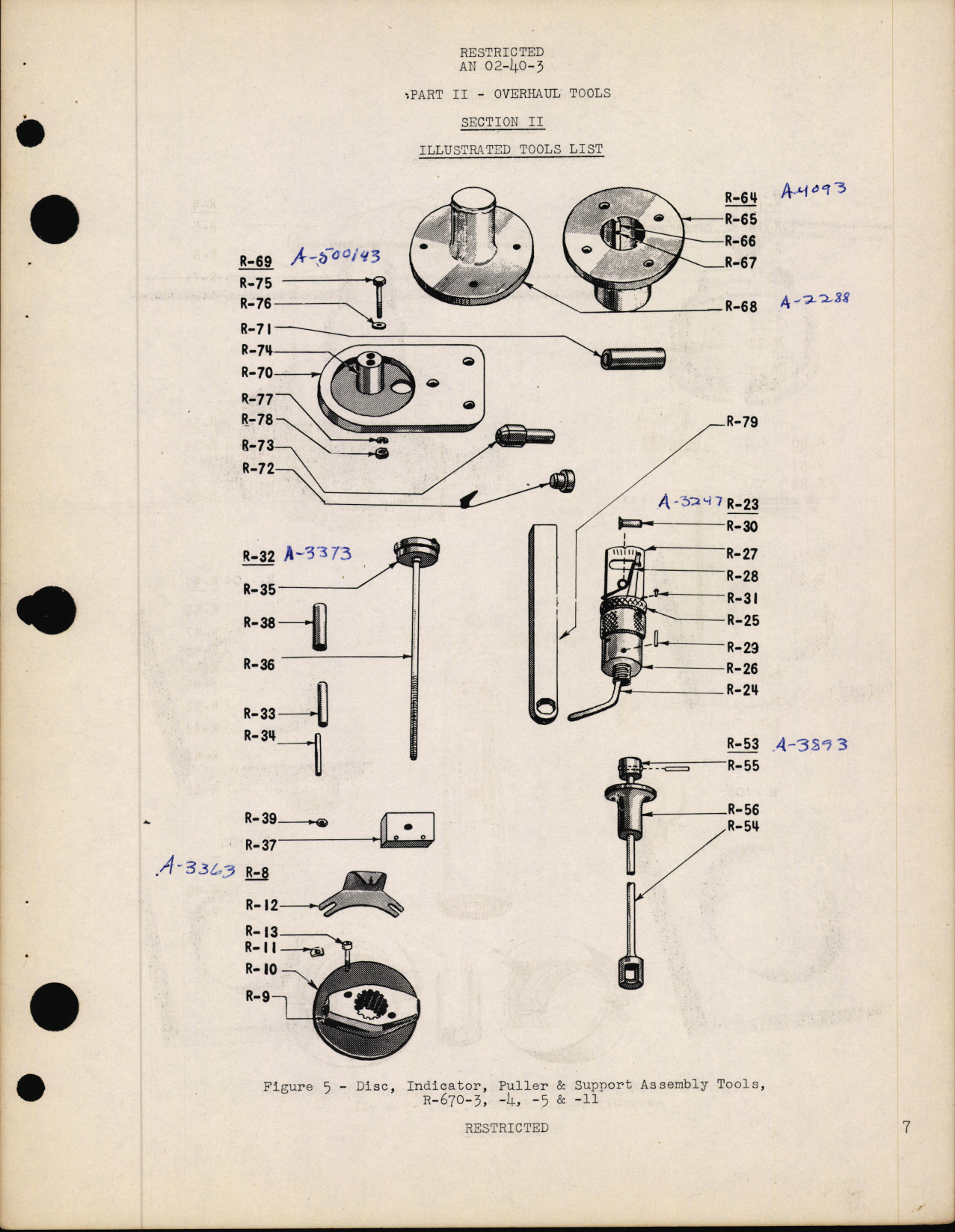 Sample page  10 from AirCorps Library document: Tool Catalog for R-670 Engine Series