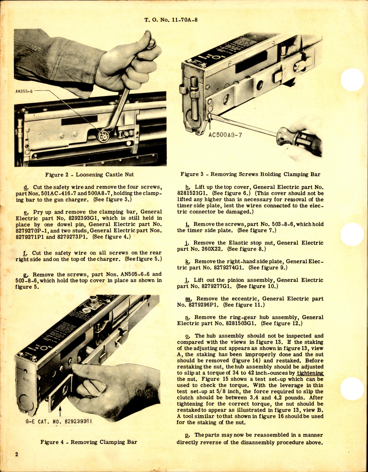 Sample page 2 from AirCorps Library document: Repair of Automatic Gun Charger - General Electric No. 8252911G1