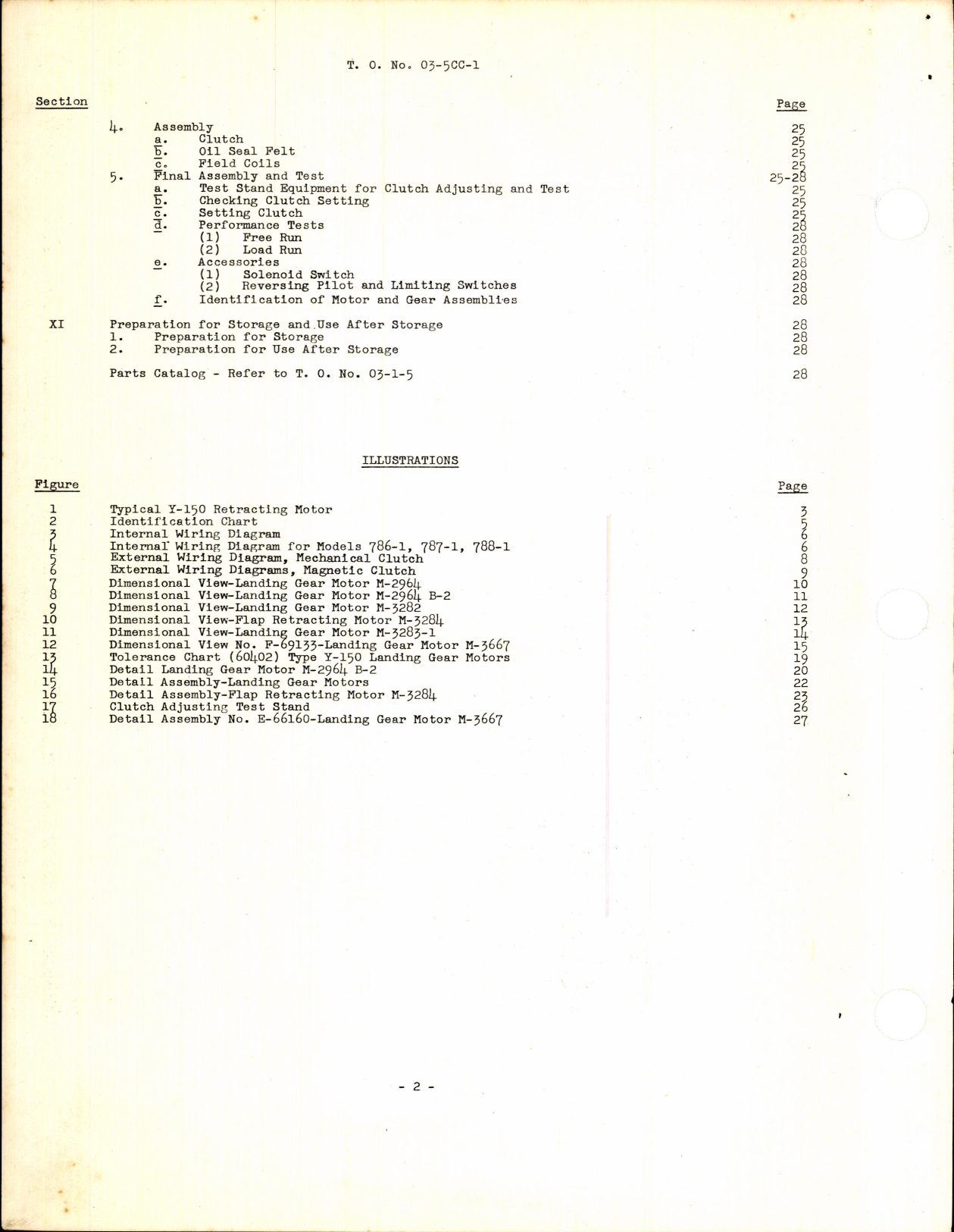 Sample page 4 from AirCorps Library document: Operation, Service, & Overhaul Instructions for Retracting Mechanism Motors