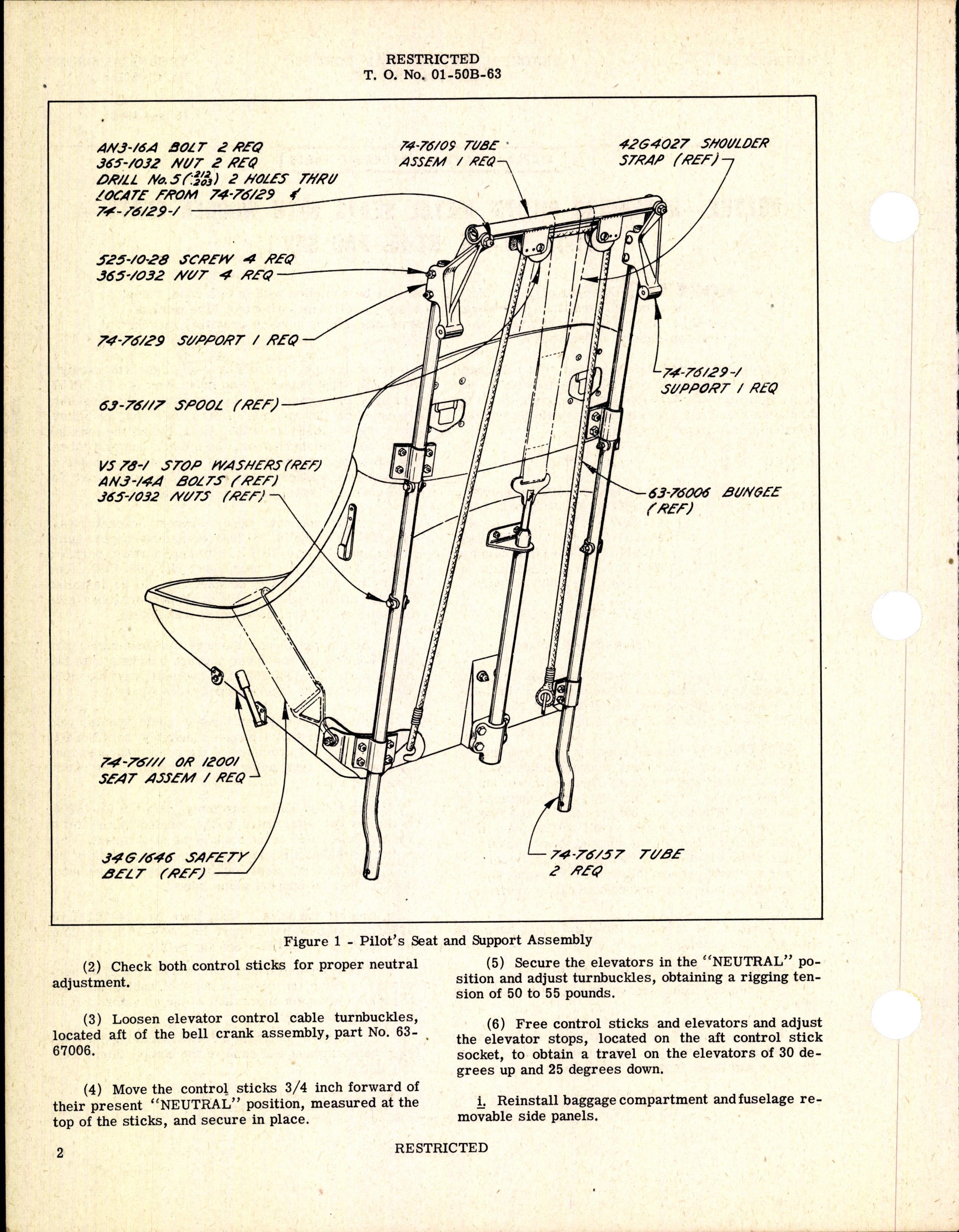 Sample page 2 from AirCorps Library document: Replacing Pilots' Metal Seat with Wooden Seats - BT-13, BT-13A, BT-15, and SNV-1