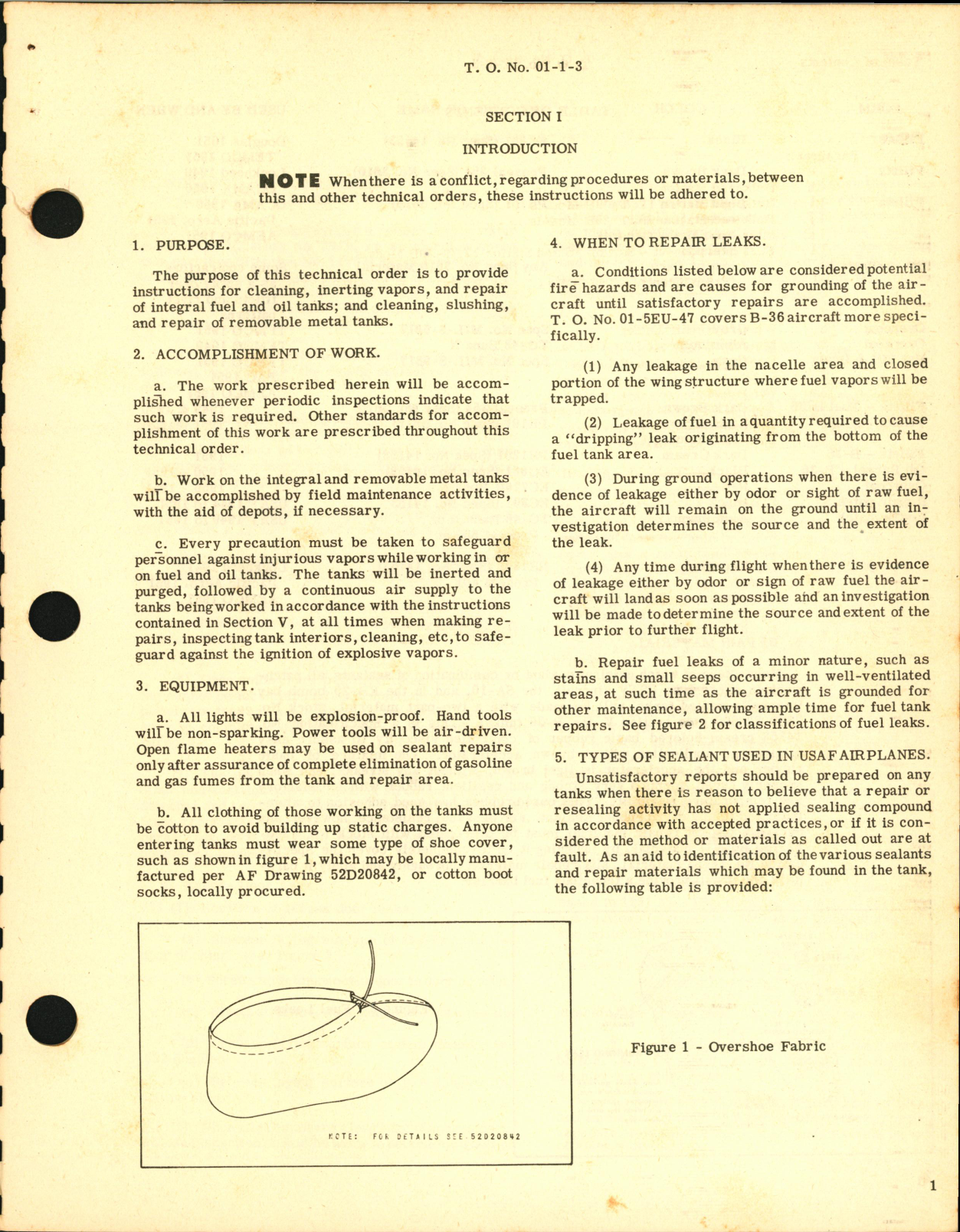 Sample page  5 from AirCorps Library document: Repair of Integral & Removable Metal Fuel & Oil Tanks - 01-1-3