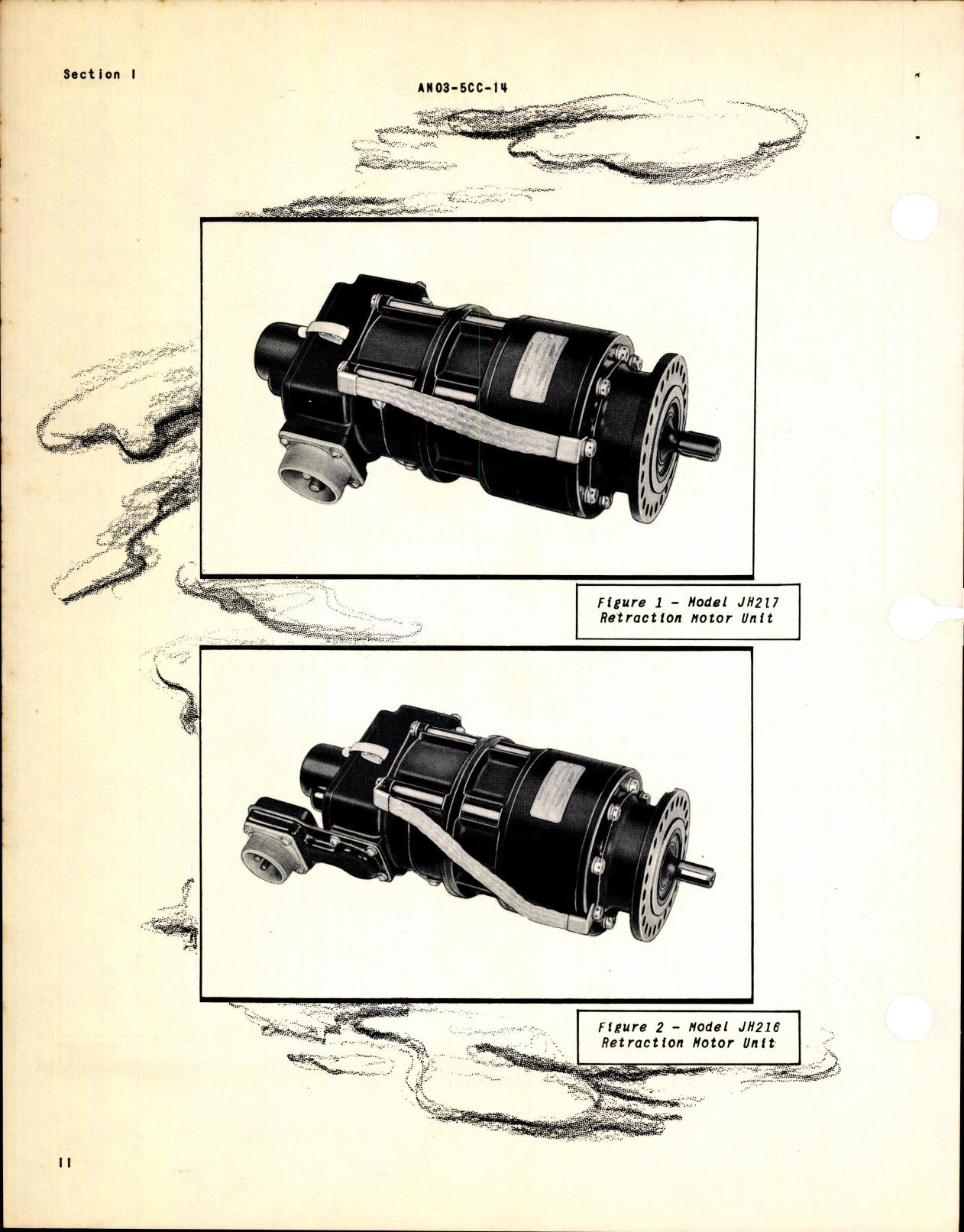 Sample page 4 from AirCorps Library document: Operation, Service, & Overhaul Instructions w/ Parts Catalog for Retracting Motors Models JH216 and JH217