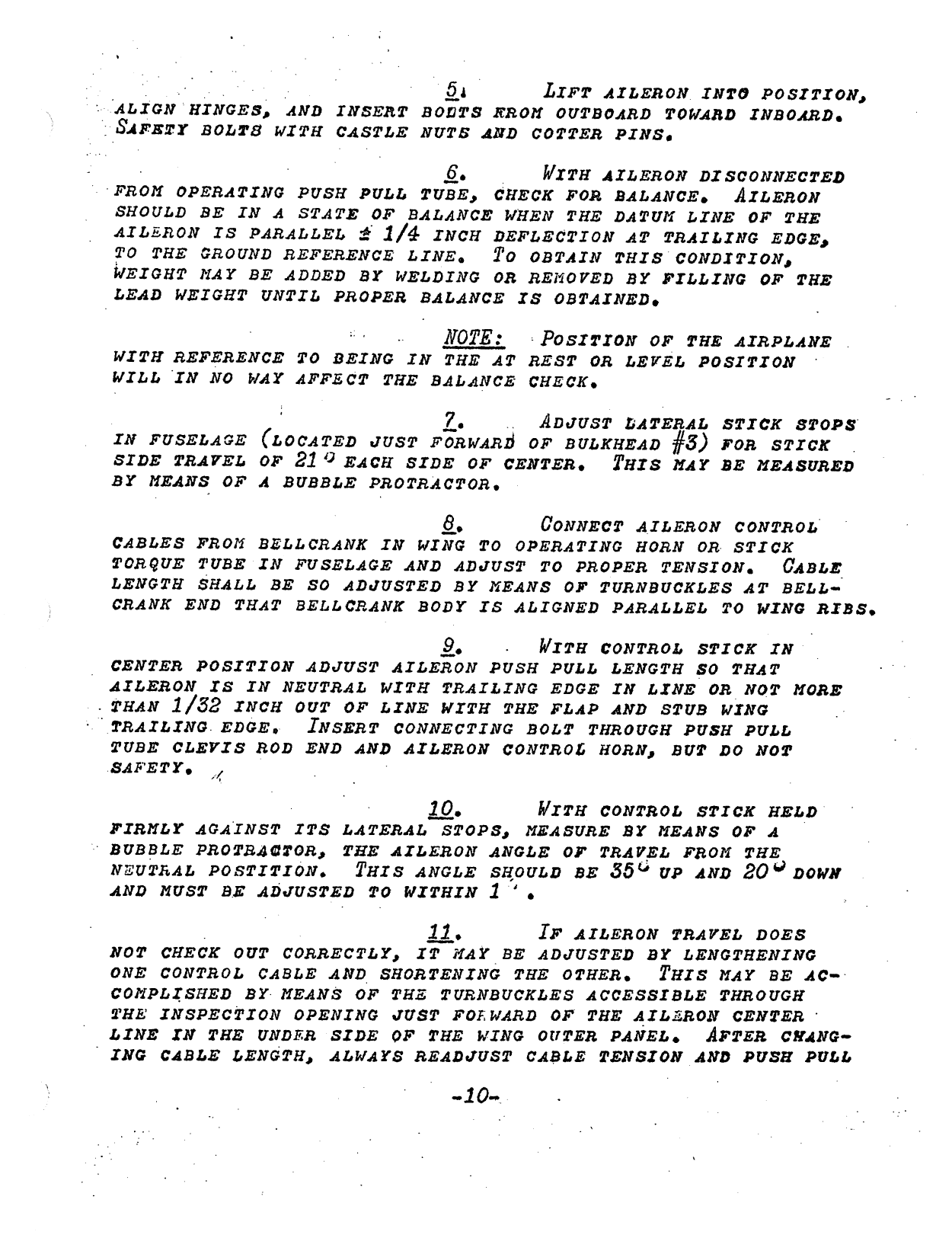 Sample page 11 from AirCorps Library document: Rigging Manual - PT-22