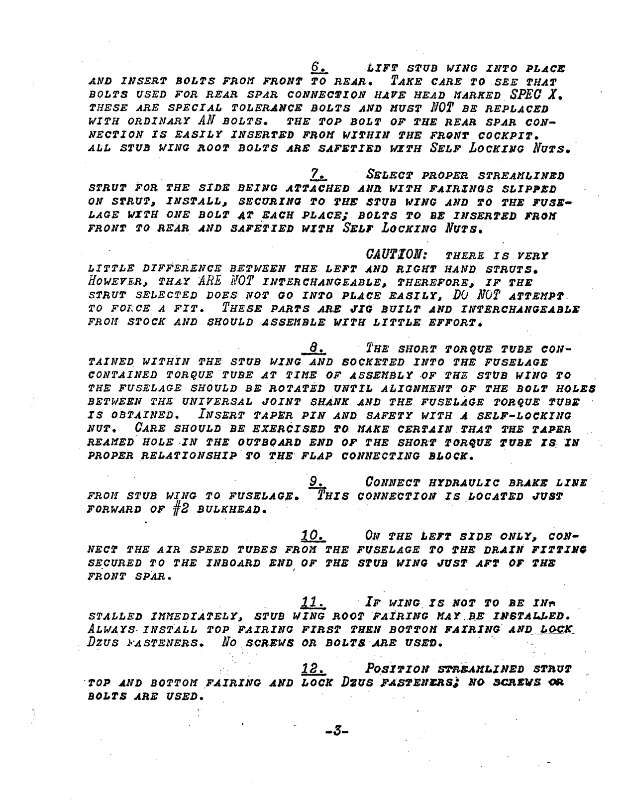 Sample page 4 from AirCorps Library document: Rigging Manual - PT-22